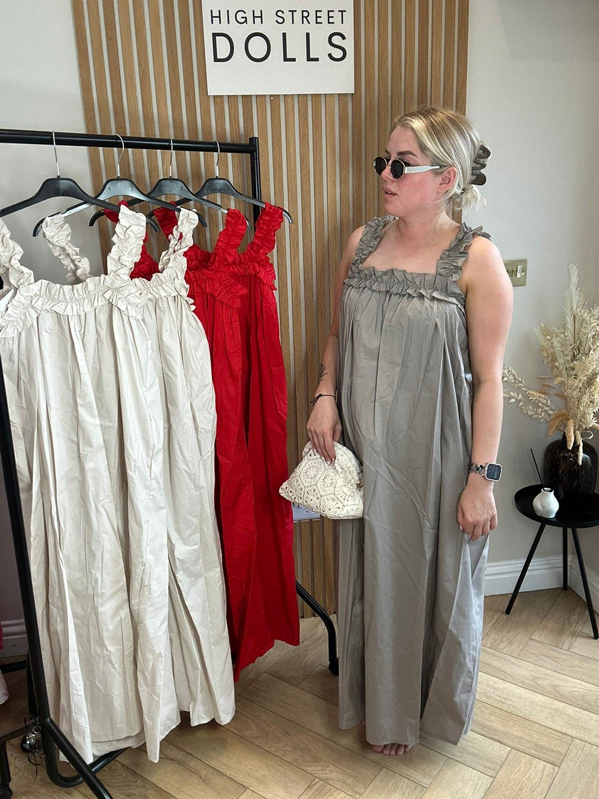 Sofia Maxi Dress Ruffle Straps Holiday Summer Outfit