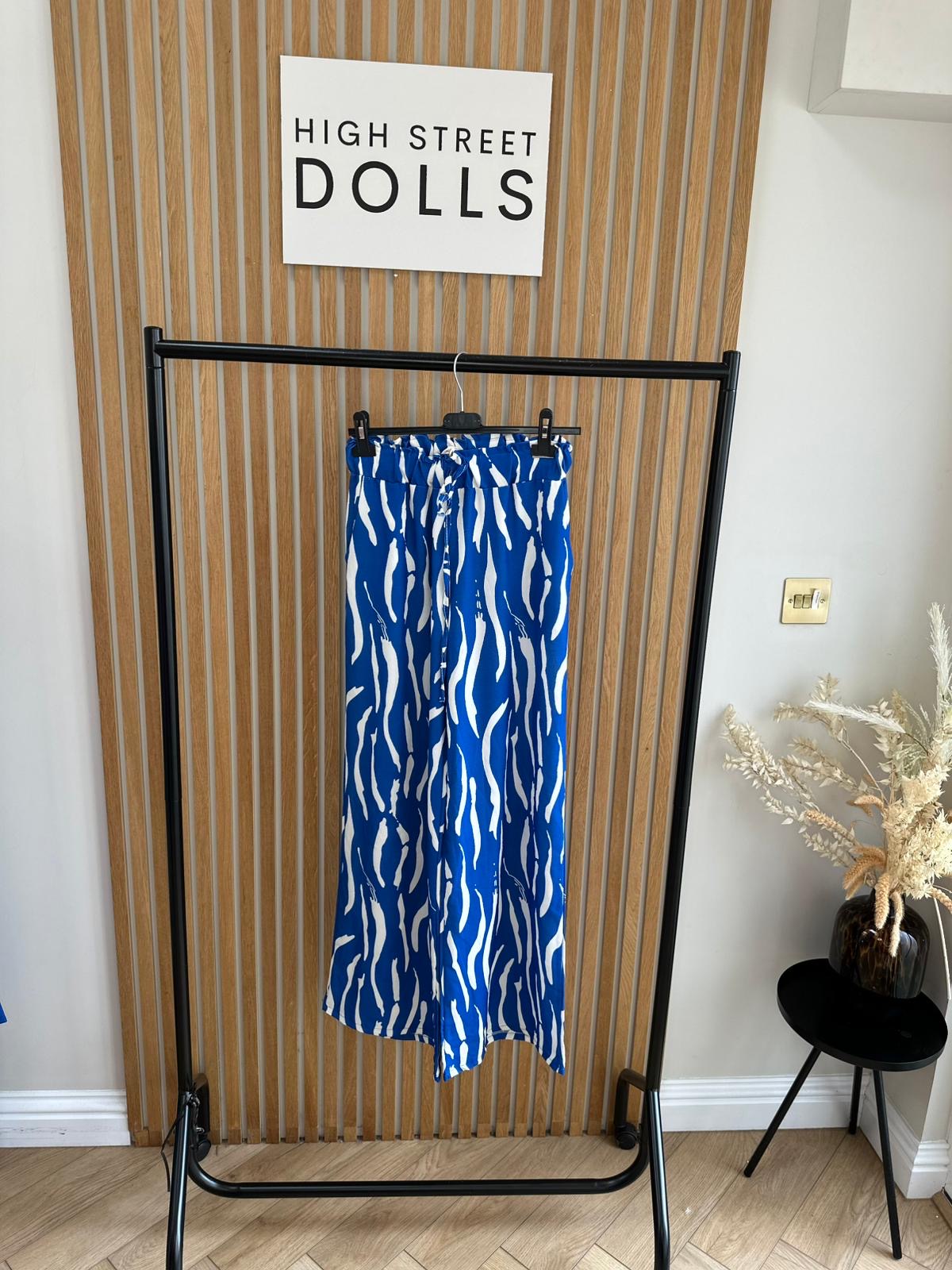 Skye Printed Zebra Trousers Summer Fashion Holiday