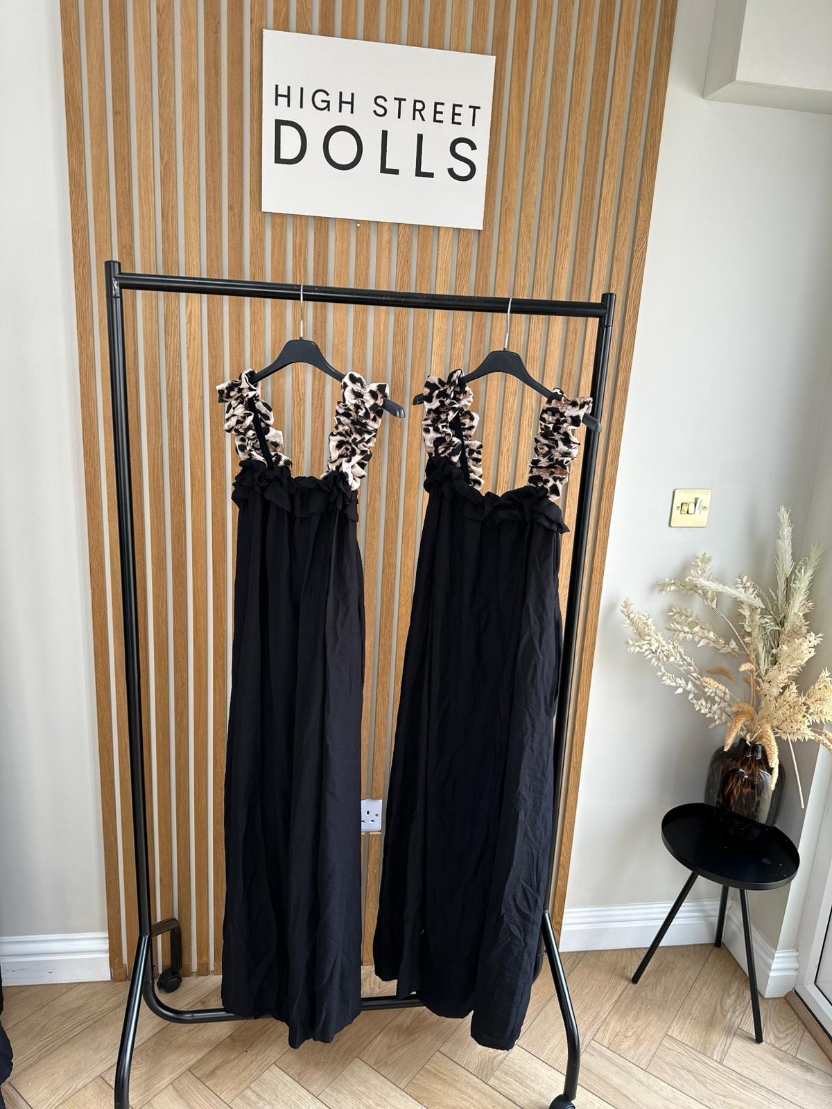 Valentina Maxi Dress Leopard Print Straps Holiday Summer Outfit