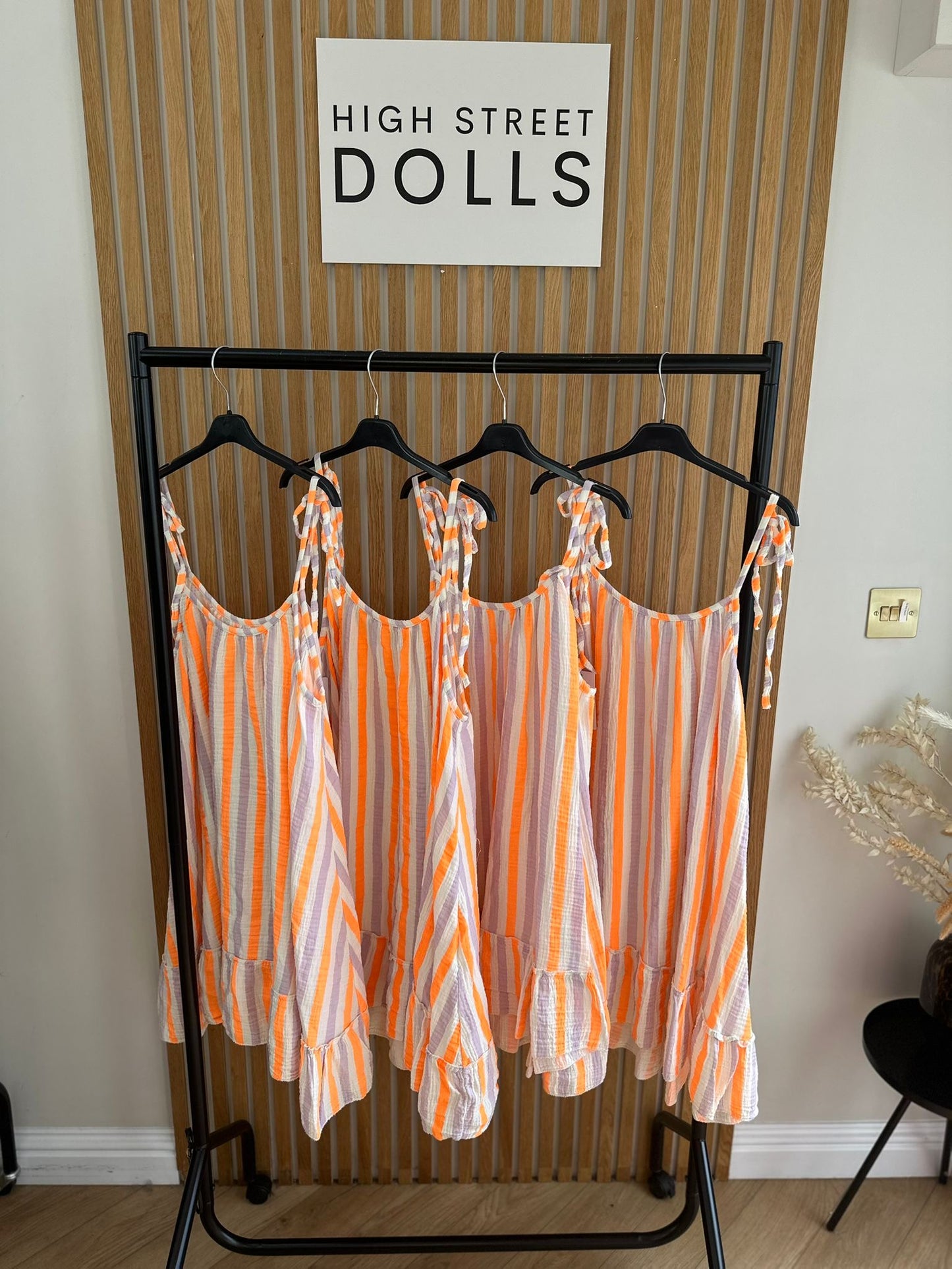 Lollie Pinstripe Dress Summer Outfit Holiday