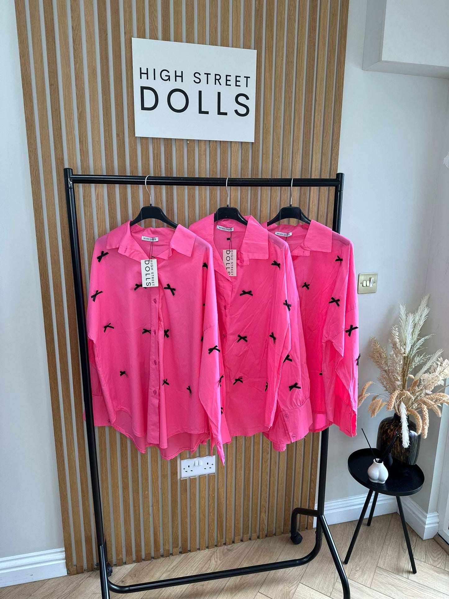 Rosie Long Sleeve Shirt With Bow Detail
