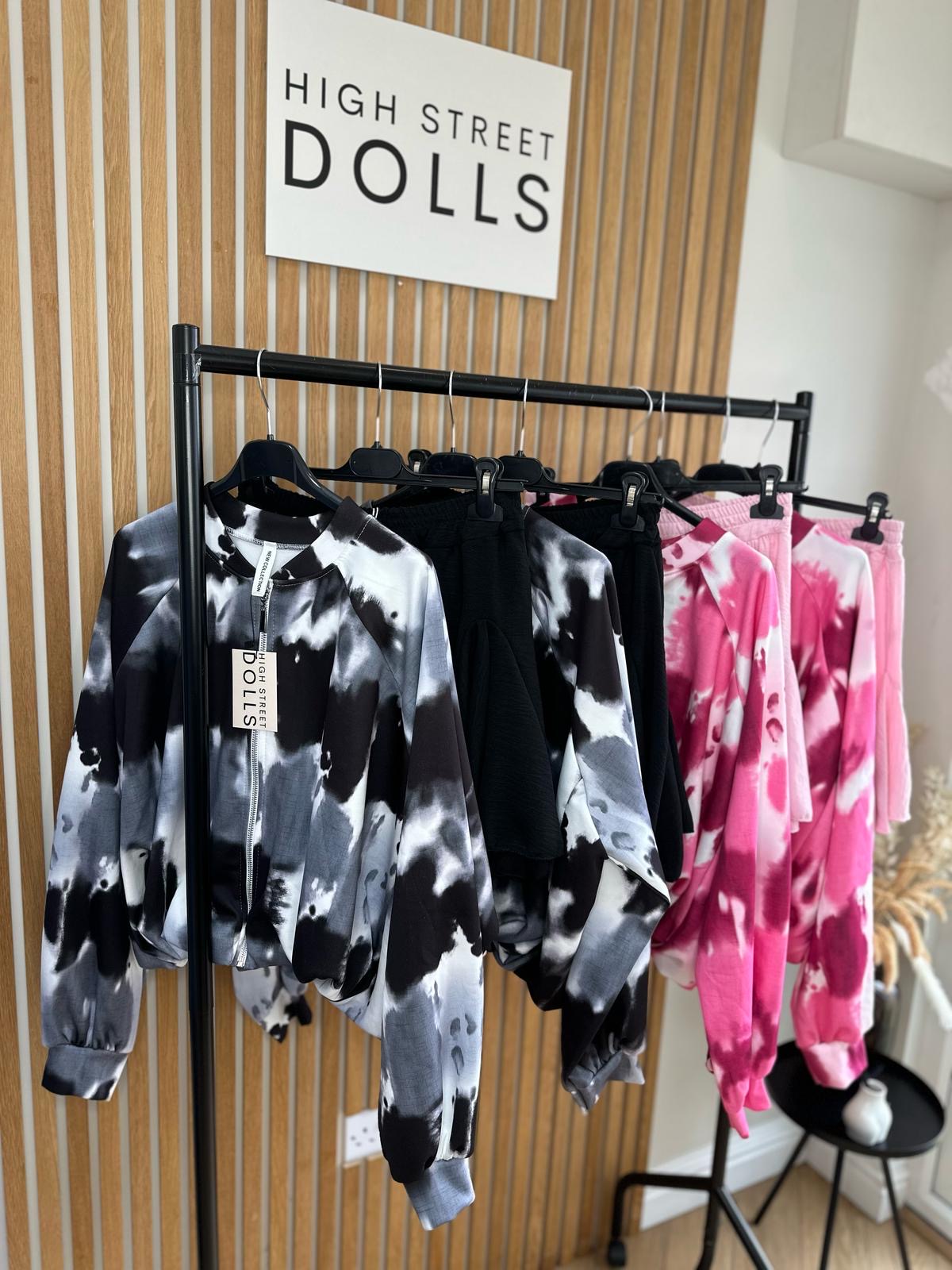 Naomi Two Piece Bomber and Skirt Co Ord