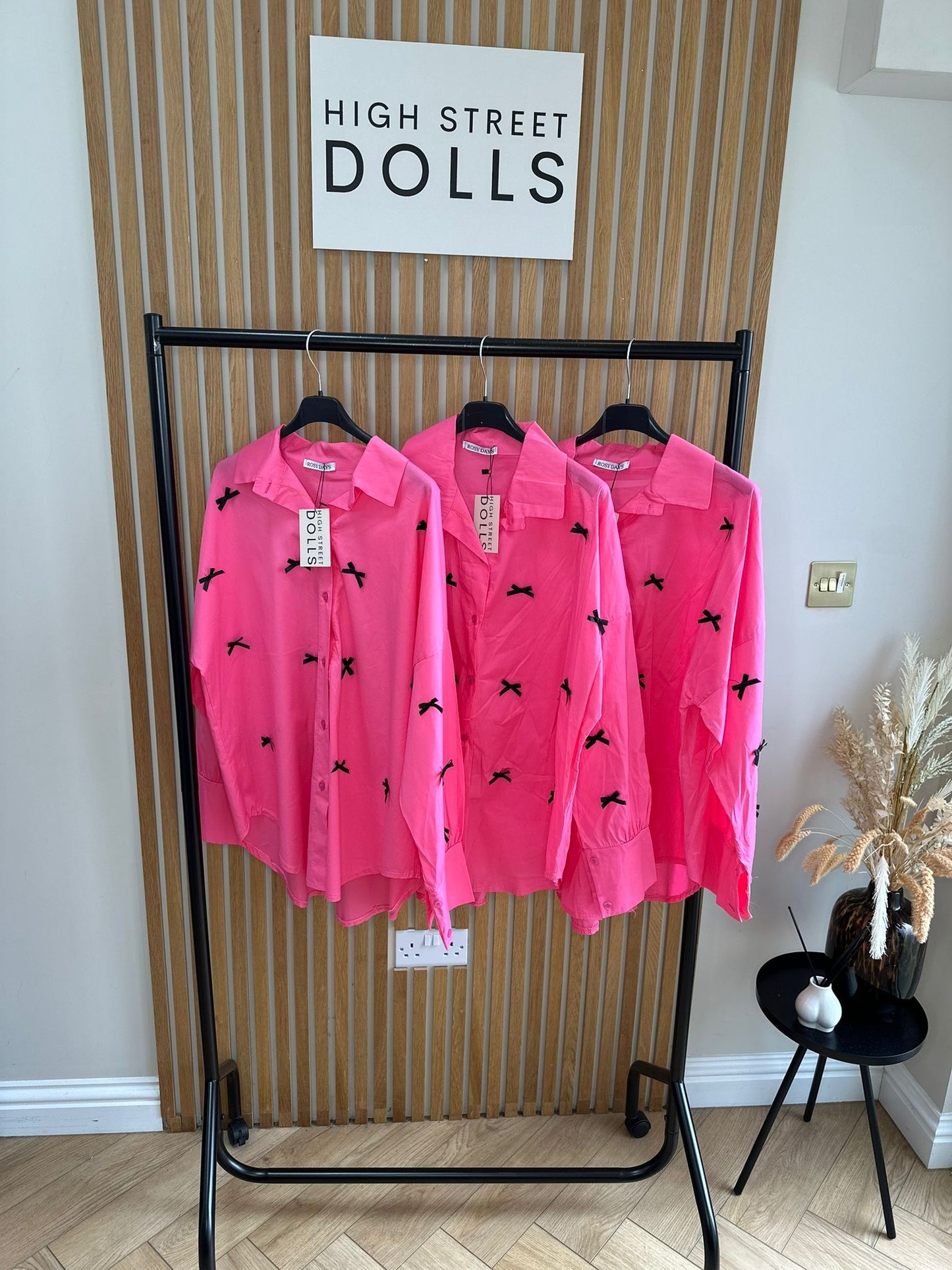 Rosie Long Sleeve Shirt With Bow Detail