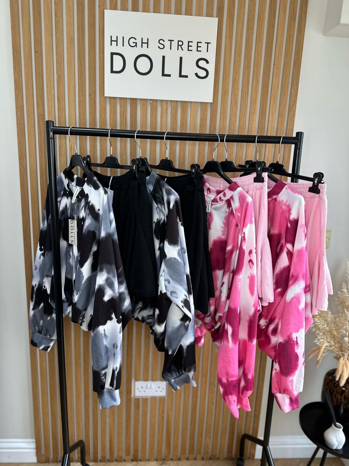 Naomi Two Piece Bomber and Skirt Co Ord