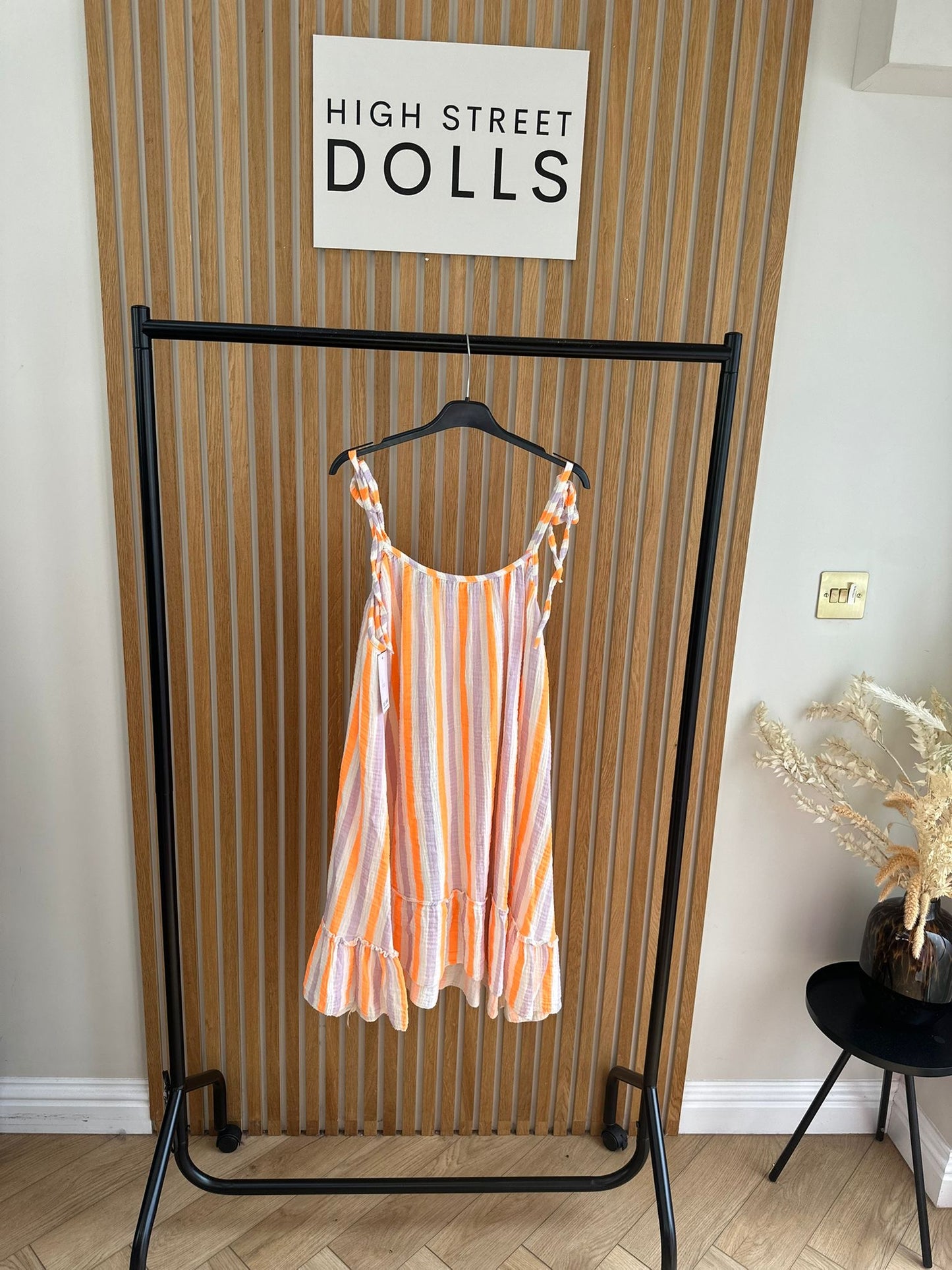 Lollie Pinstripe Dress Summer Outfit Holiday