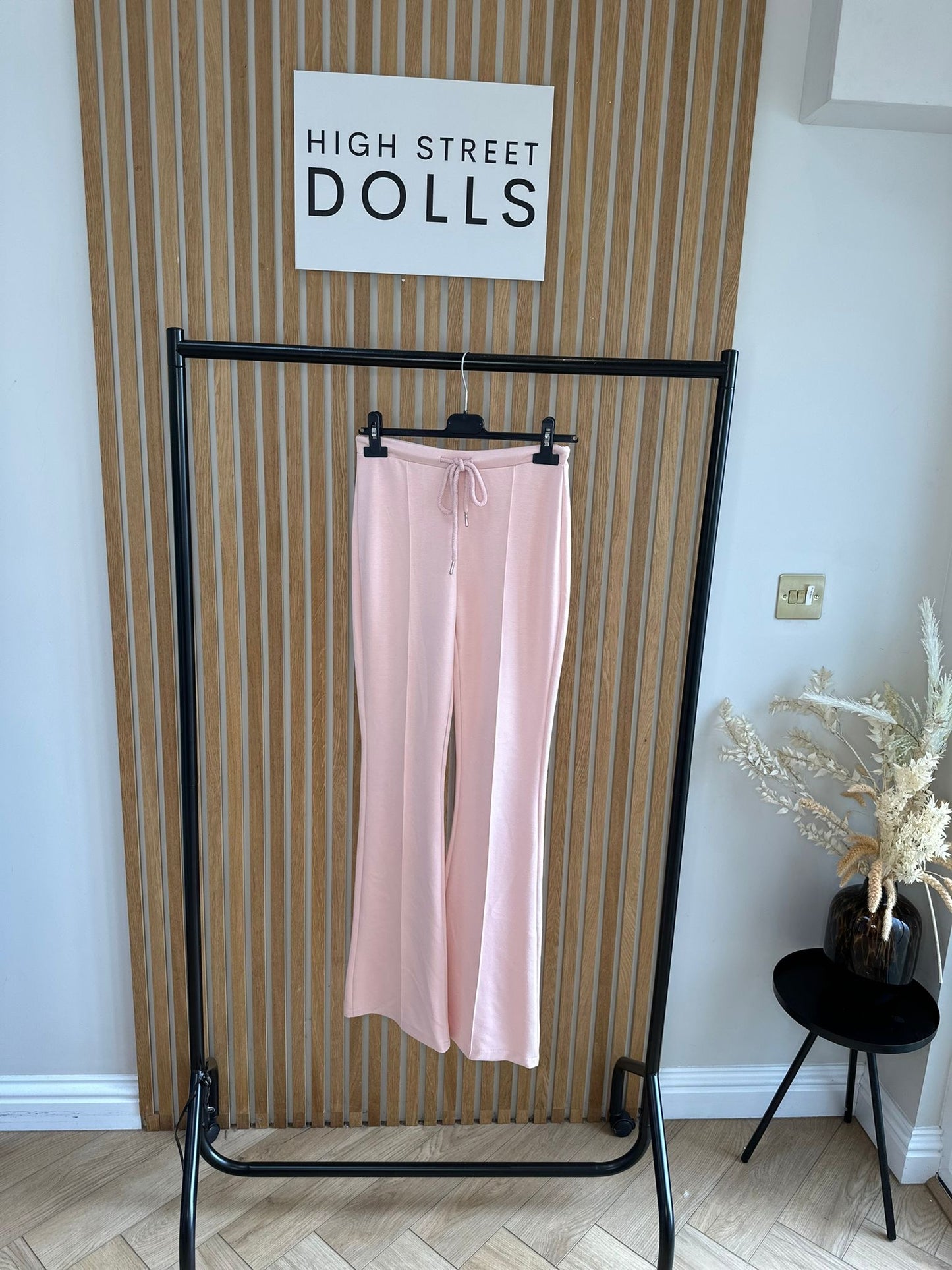 Lainey Flare Trousers With Piping detail sculpting leggings joggers