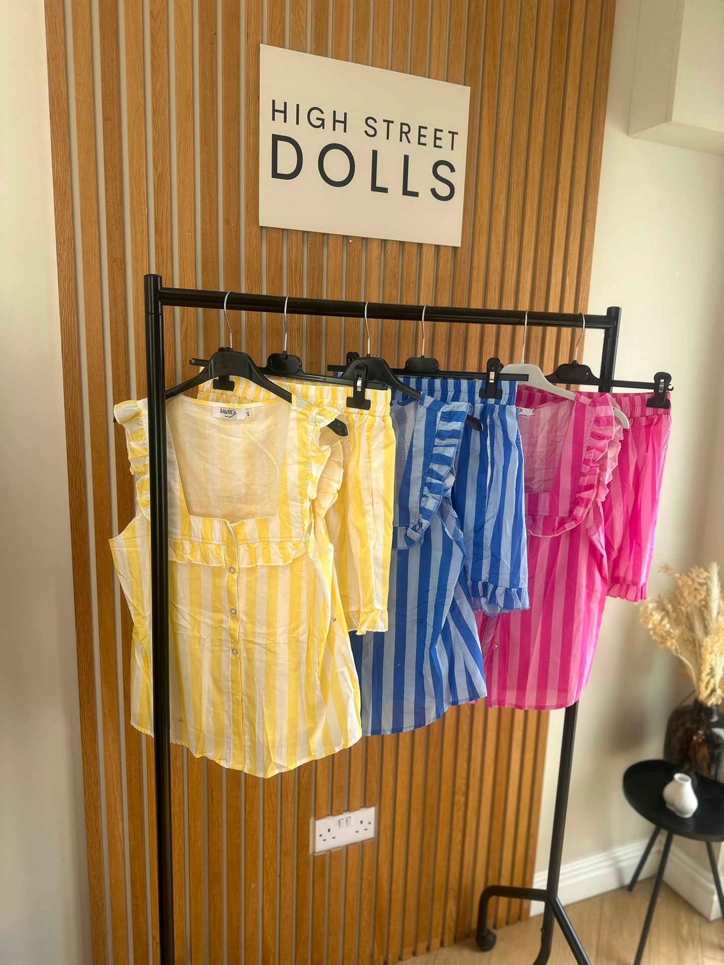 Margot Stripe Top and Shorts Two Piece Co Ord Summer Holiday Beach Casual Daywear Colourful