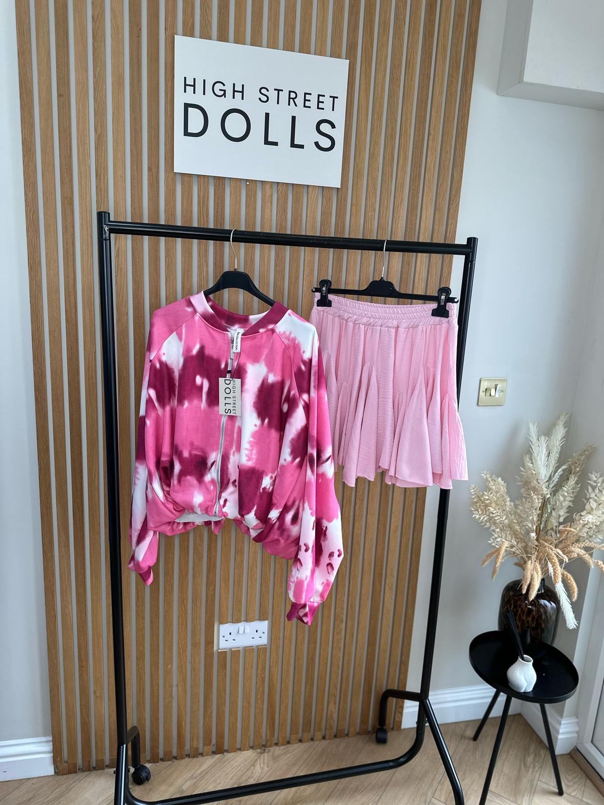 Naomi Two Piece Bomber and Skirt Co Ord