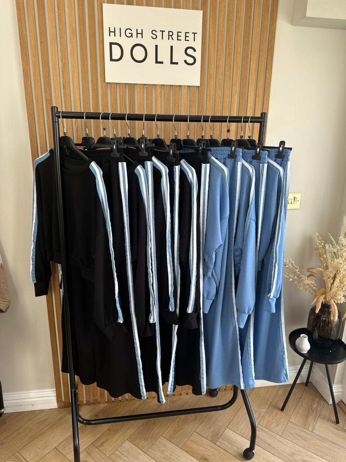Ingrid Stripe Lounge Set Tracksuit Loungewear