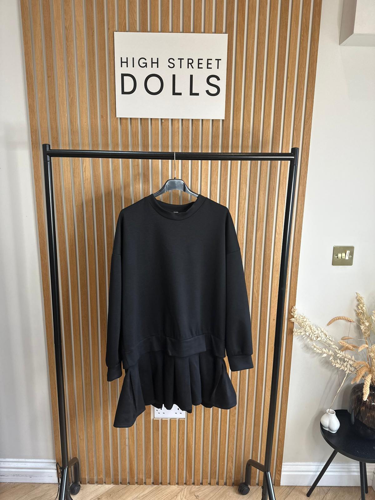 Ava Jumper Dress With Pleated Skirt Autumn Winter