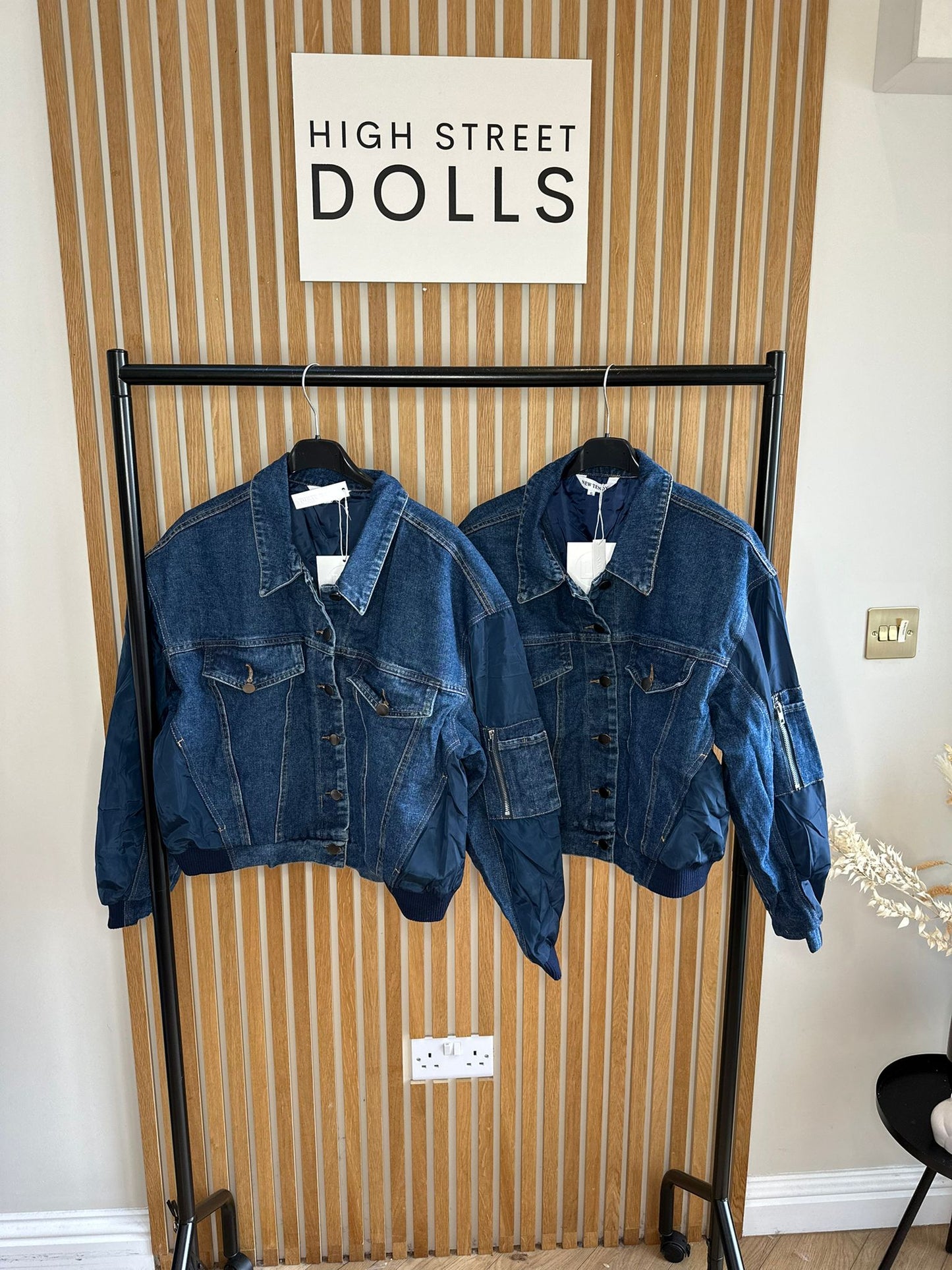 Odell Denim Bomber Jacket Jean Jacket Coat