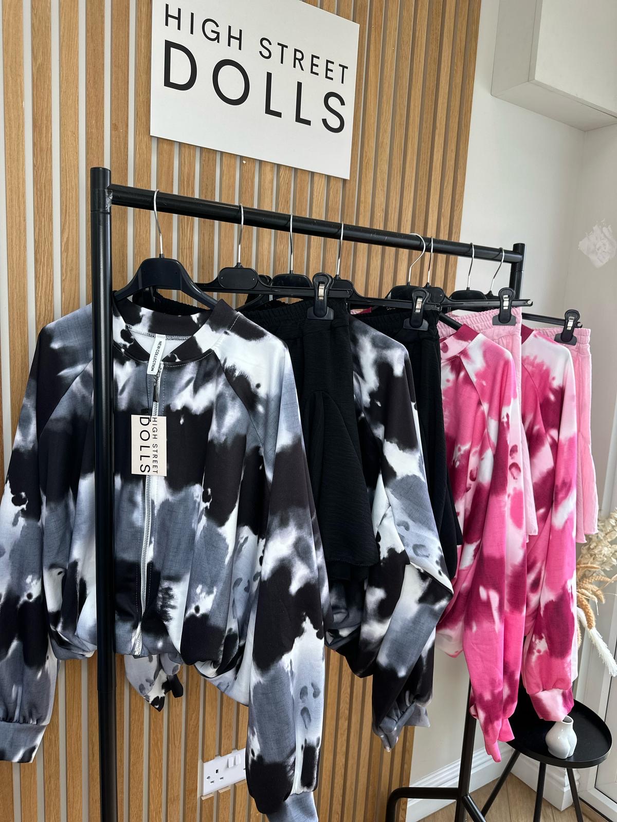 Naomi Two Piece Bomber and Skirt Co Ord