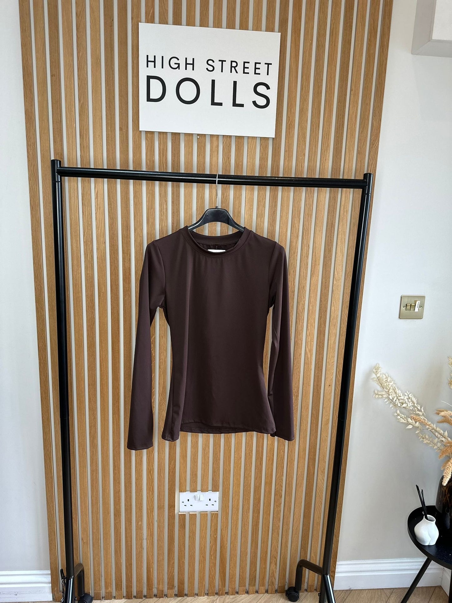 Minnie Long Sleeve Fitted T Shirt Round Neckline Summer Fashion
