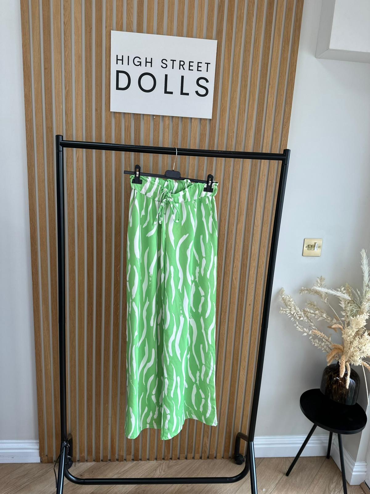Skye Printed Zebra Trousers Summer Fashion Holiday