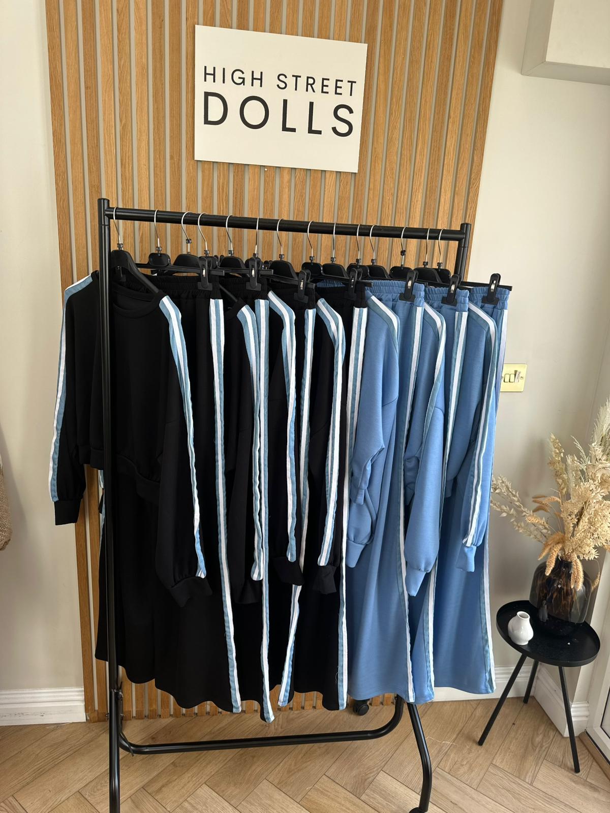 Ingrid Stripe Lounge Set Tracksuit Loungewear
