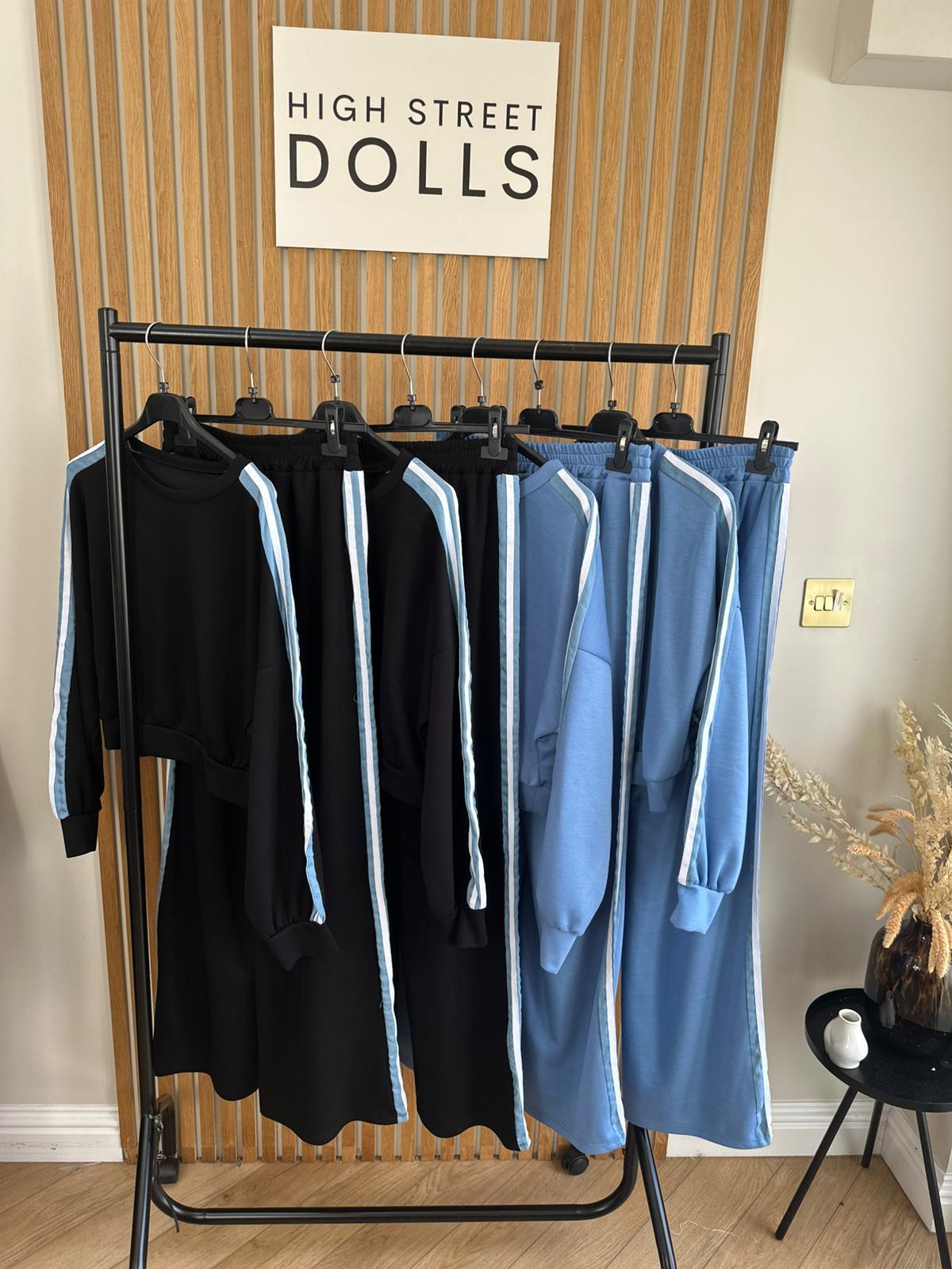 Ingrid Stripe Lounge Set Tracksuit Loungewear