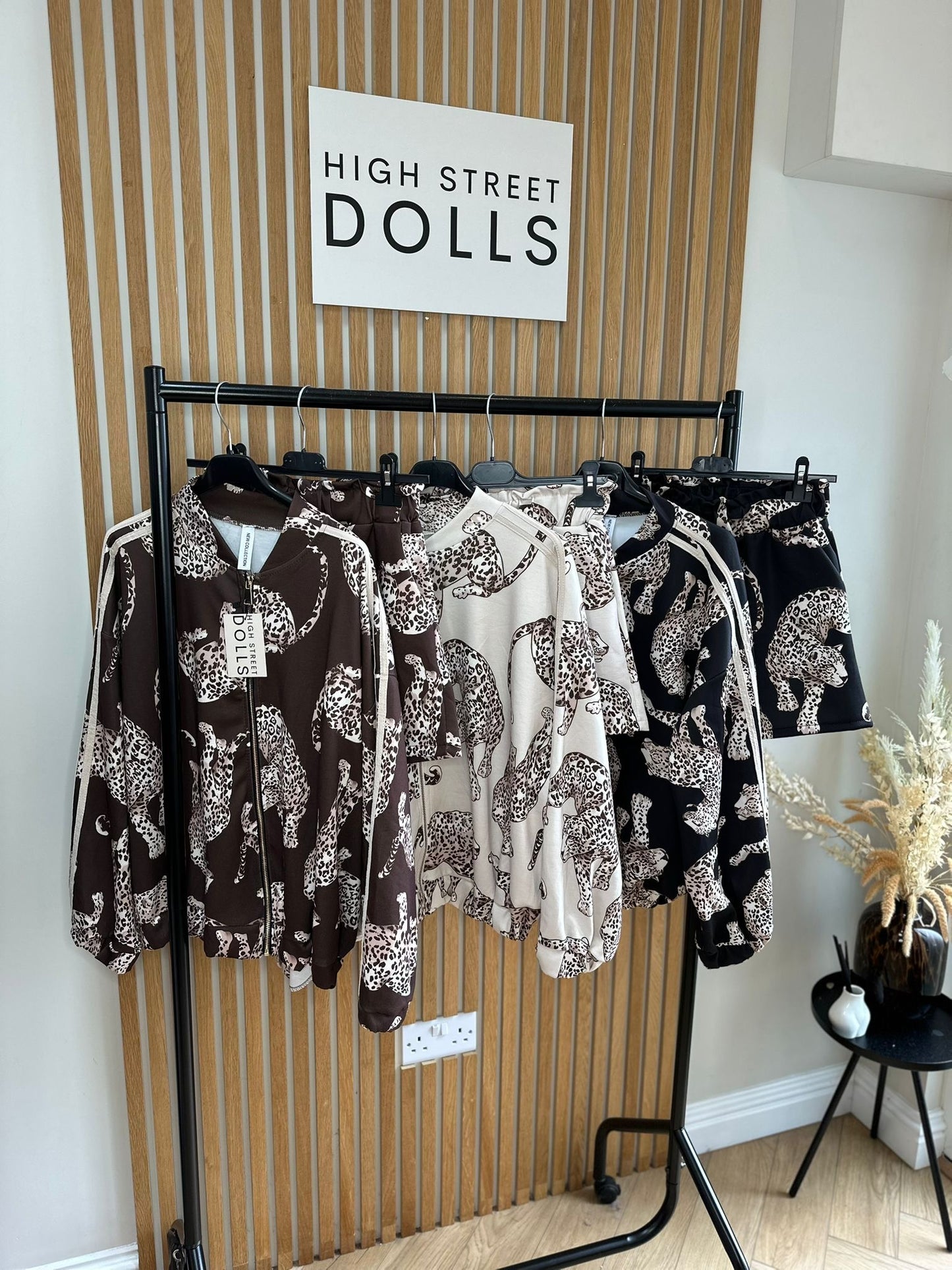 SassKia Cheetah Print Bomber Jacket and Shorts Holiday Summer Women’s two piece co-ord