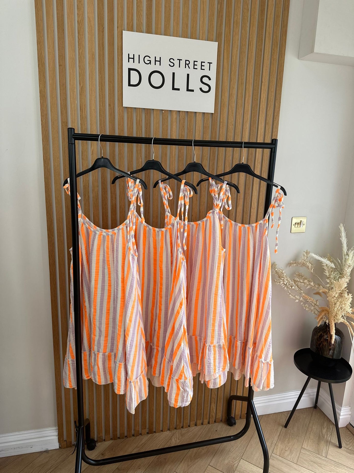 Lollie Pinstripe Dress Summer Outfit Holiday