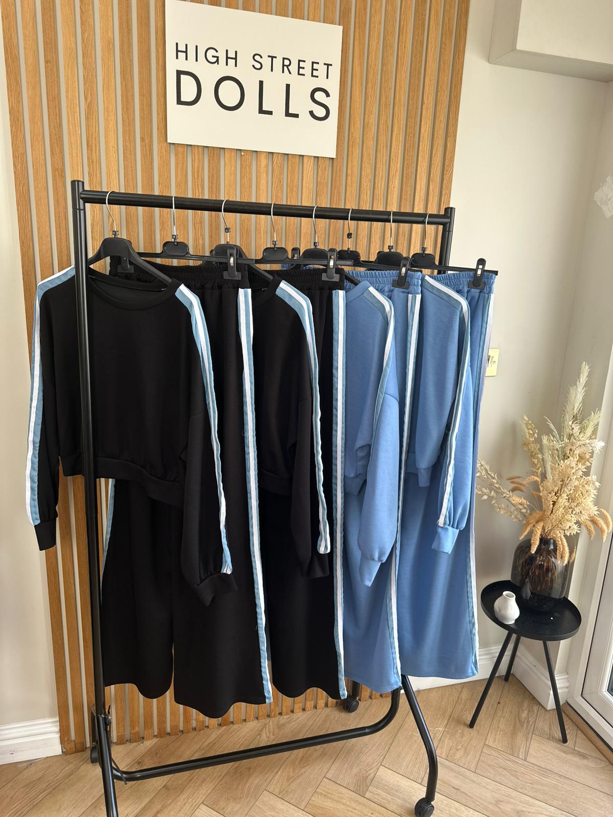 Ingrid Stripe Lounge Set Tracksuit Loungewear