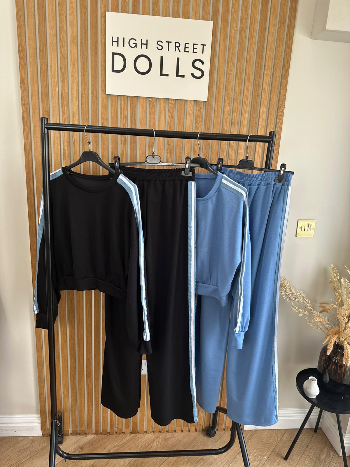 Ingrid Stripe Lounge Set Tracksuit Loungewear