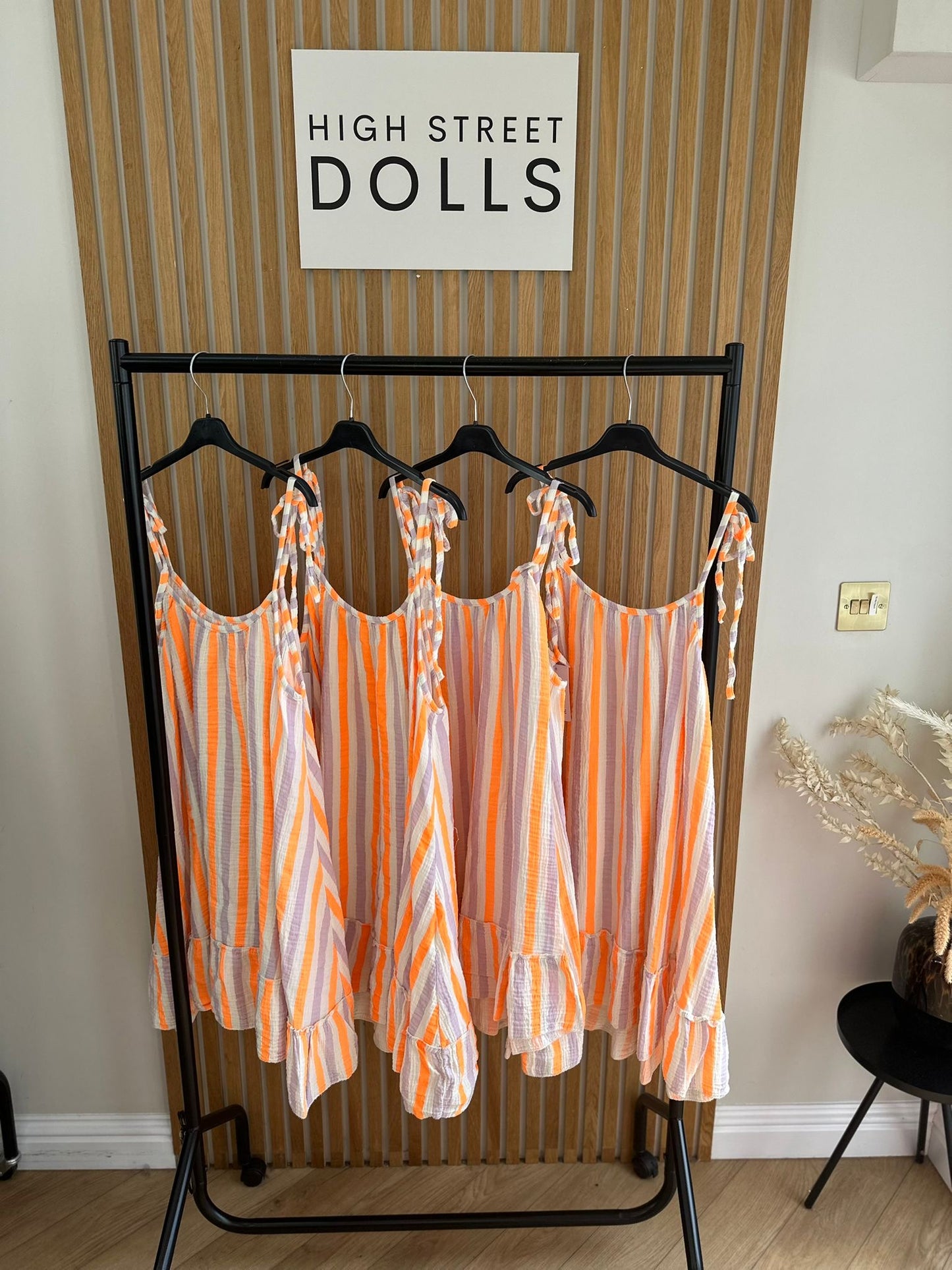 Lollie Pinstripe Dress Summer Outfit Holiday