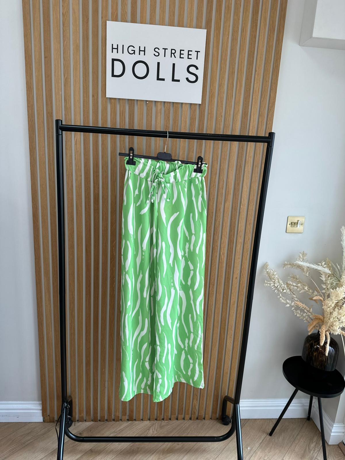 Skye Printed Zebra Trousers Summer Fashion Holiday