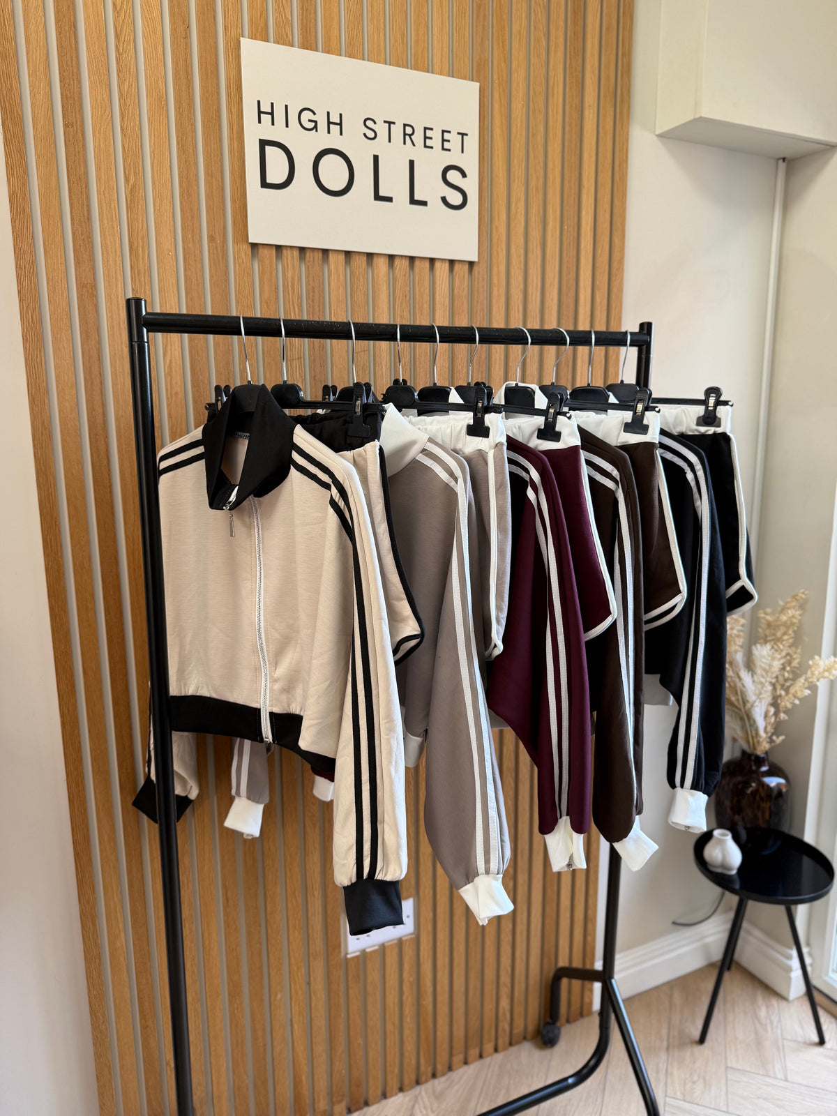 Harlow Striped Zip-Up Hoodie & Shorts Co-Ord Set Women’s Two-Piece Summer to Autumn
