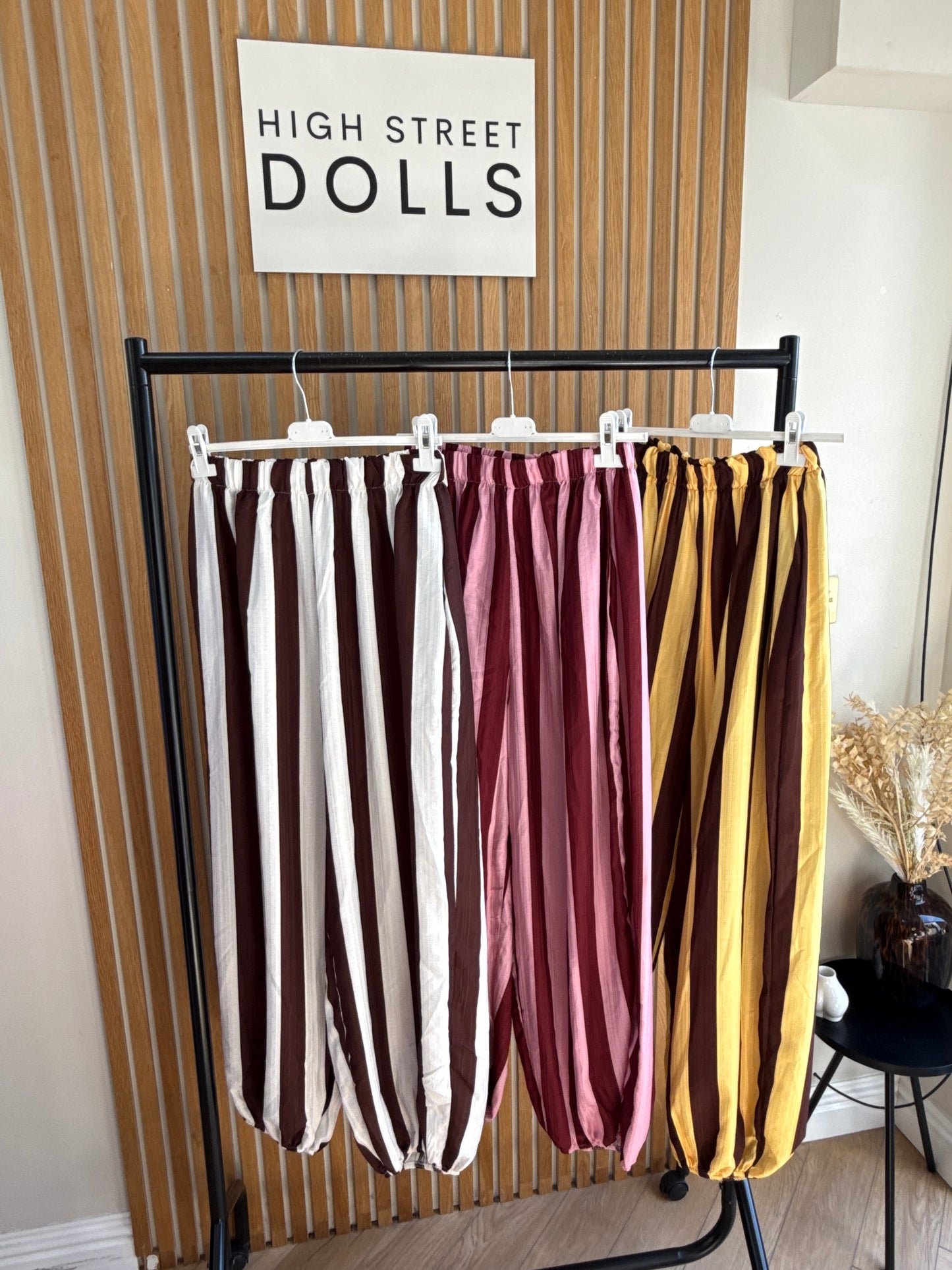 Ingrid Harem Trousers Striped Material Women’s Summer Holiday