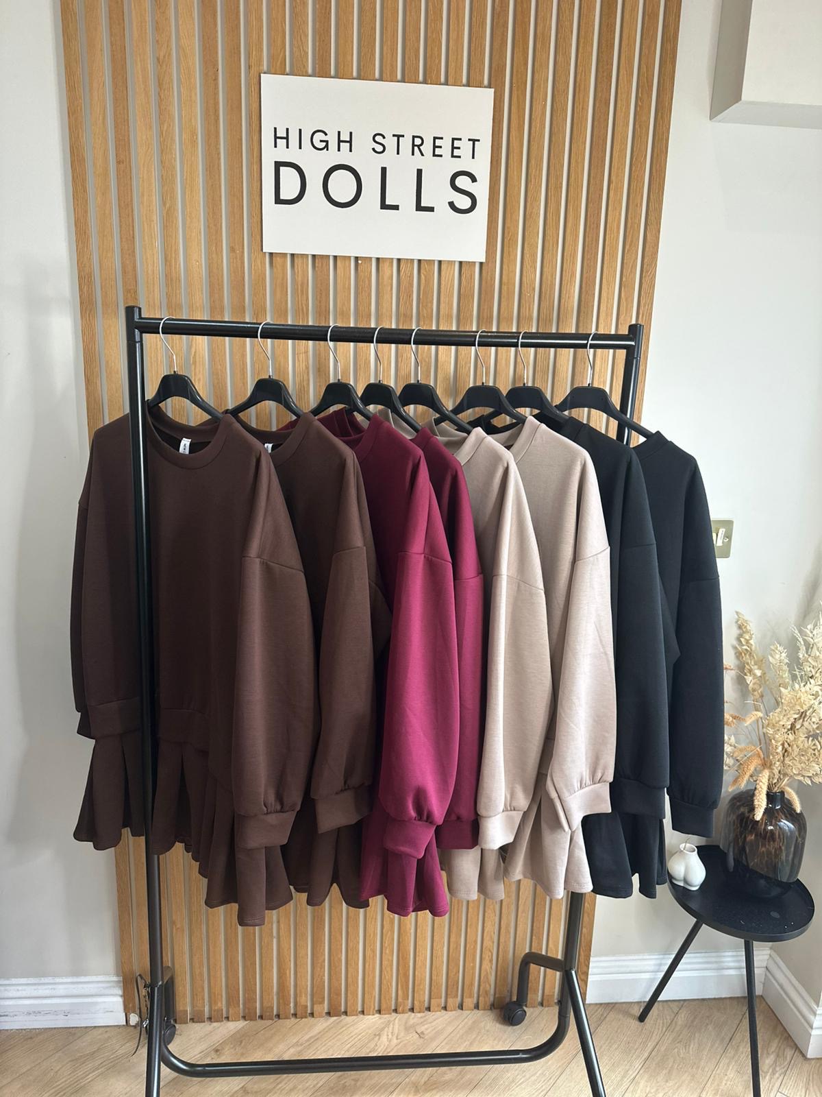 Ava Jumper Dress With Pleated Skirt Autumn Winter