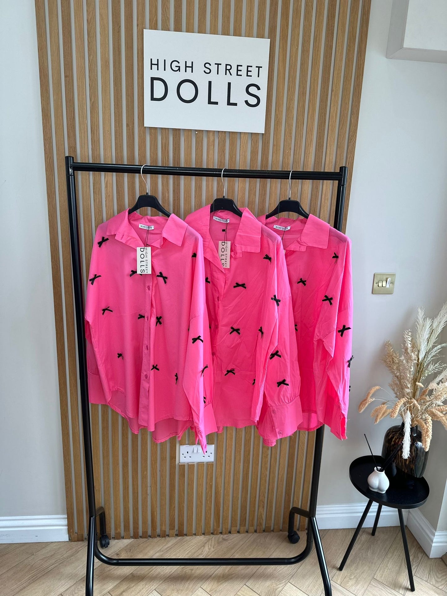 Rosie Long Sleeve Shirt With Bow Detail