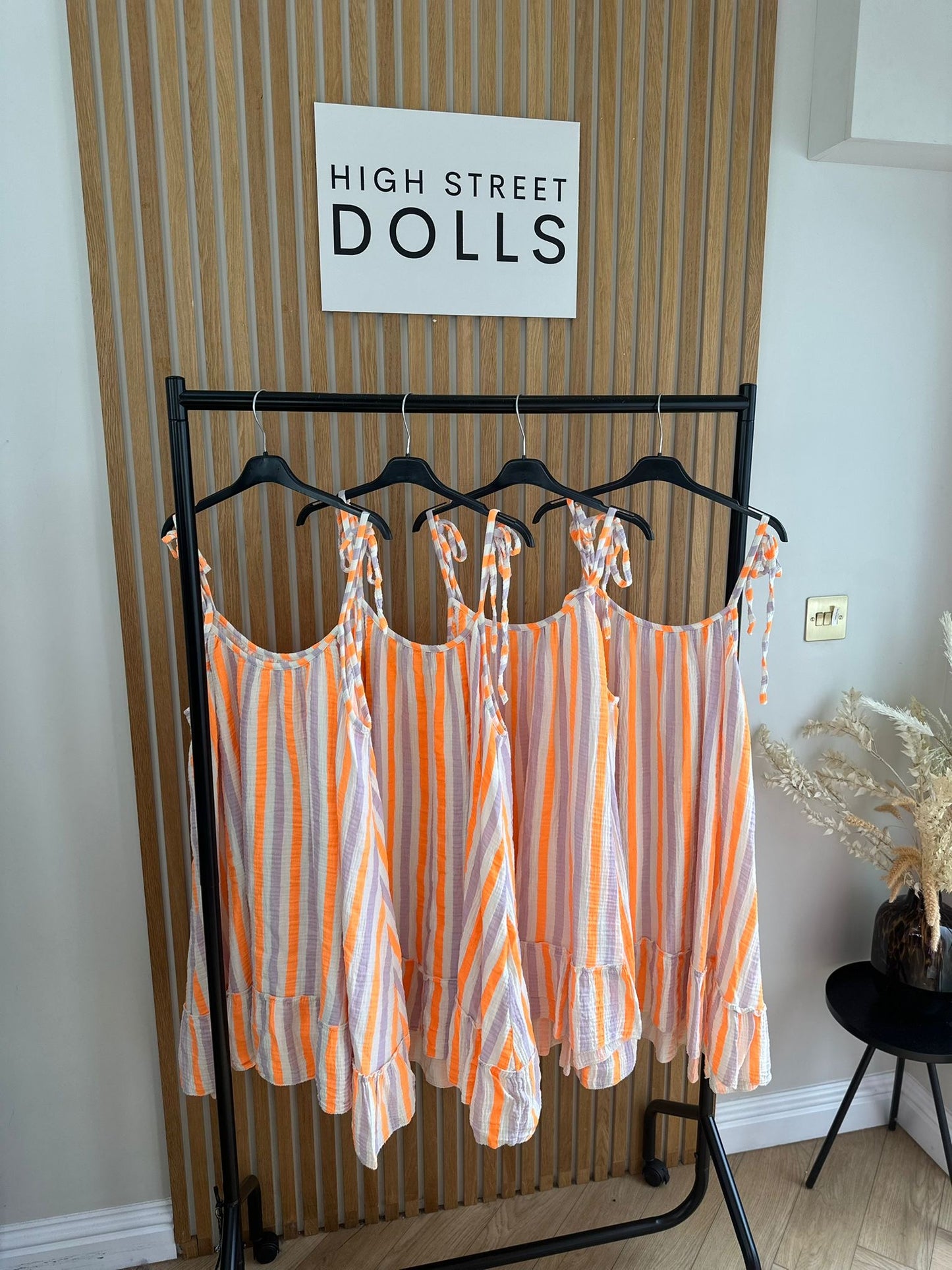 Lollie Pinstripe Dress Summer Outfit Holiday
