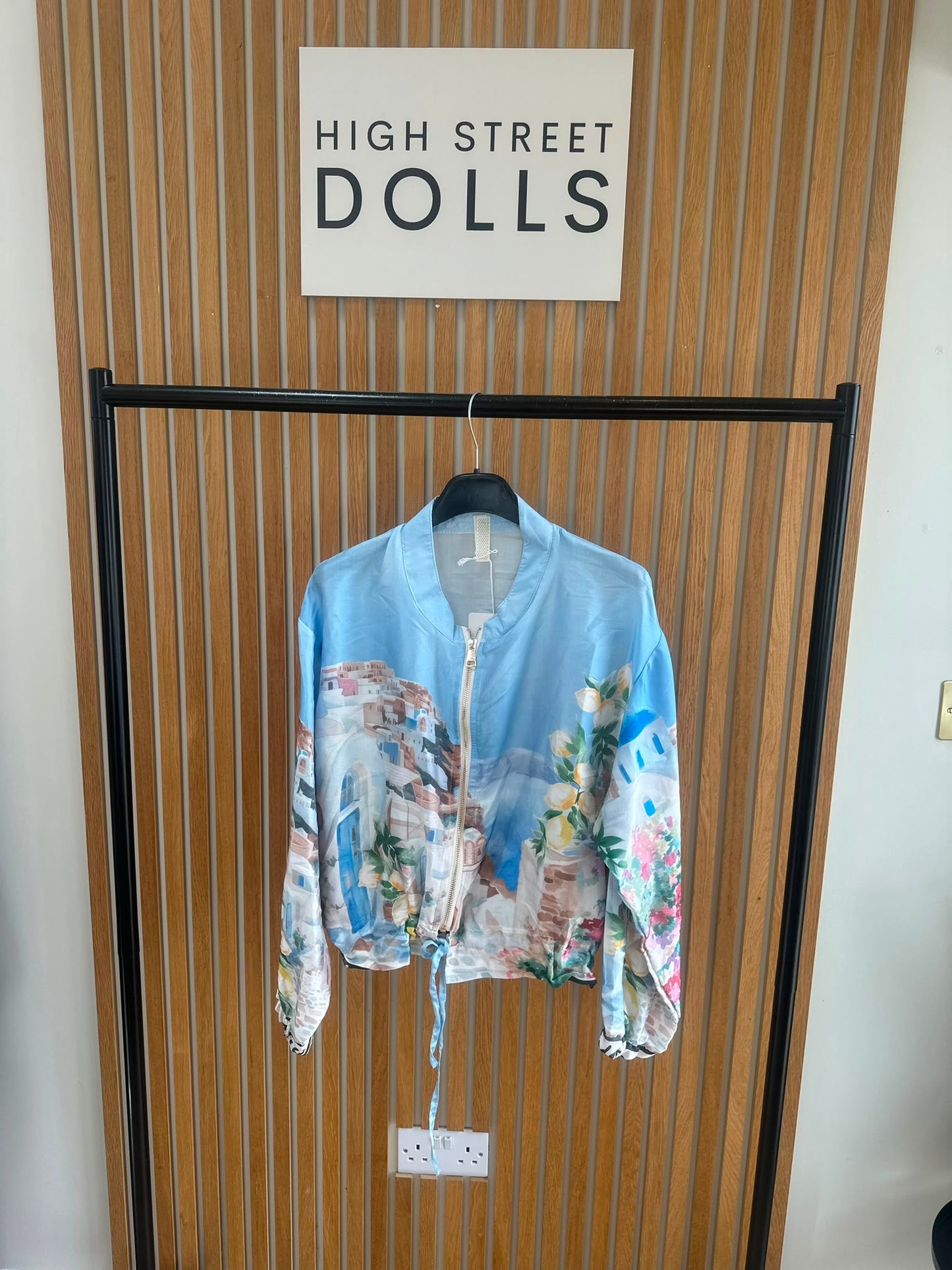Caterina Jacket Light Weight Material Summer Colourful Prints Holiday
