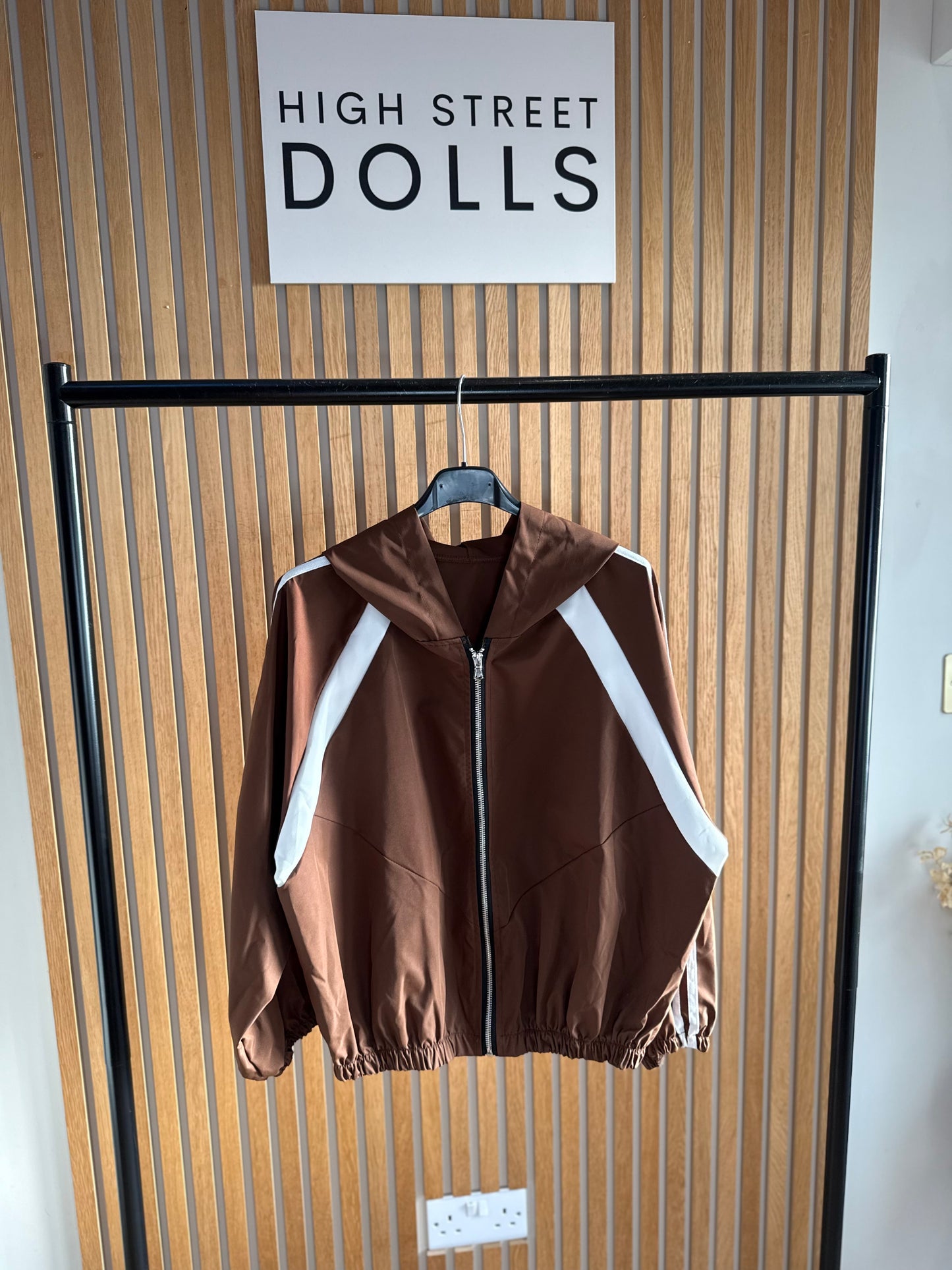 Remi Striped Zip-Up Jacket Women’s Sporty Lightweight Cover-Up Summer and Autumn Layer