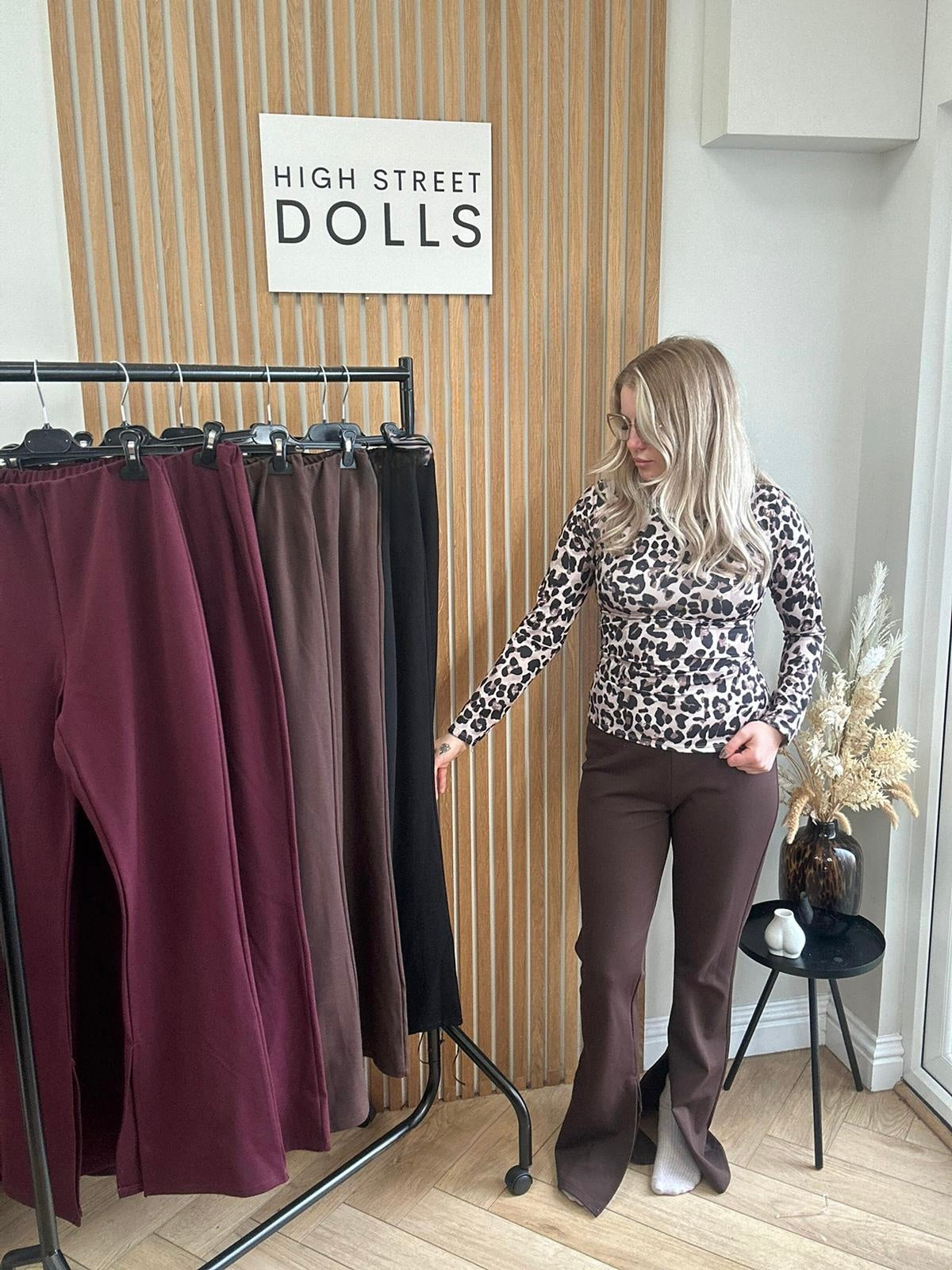 Camilla Flare Trousers Fitted Leggings joggers Autumn Winter