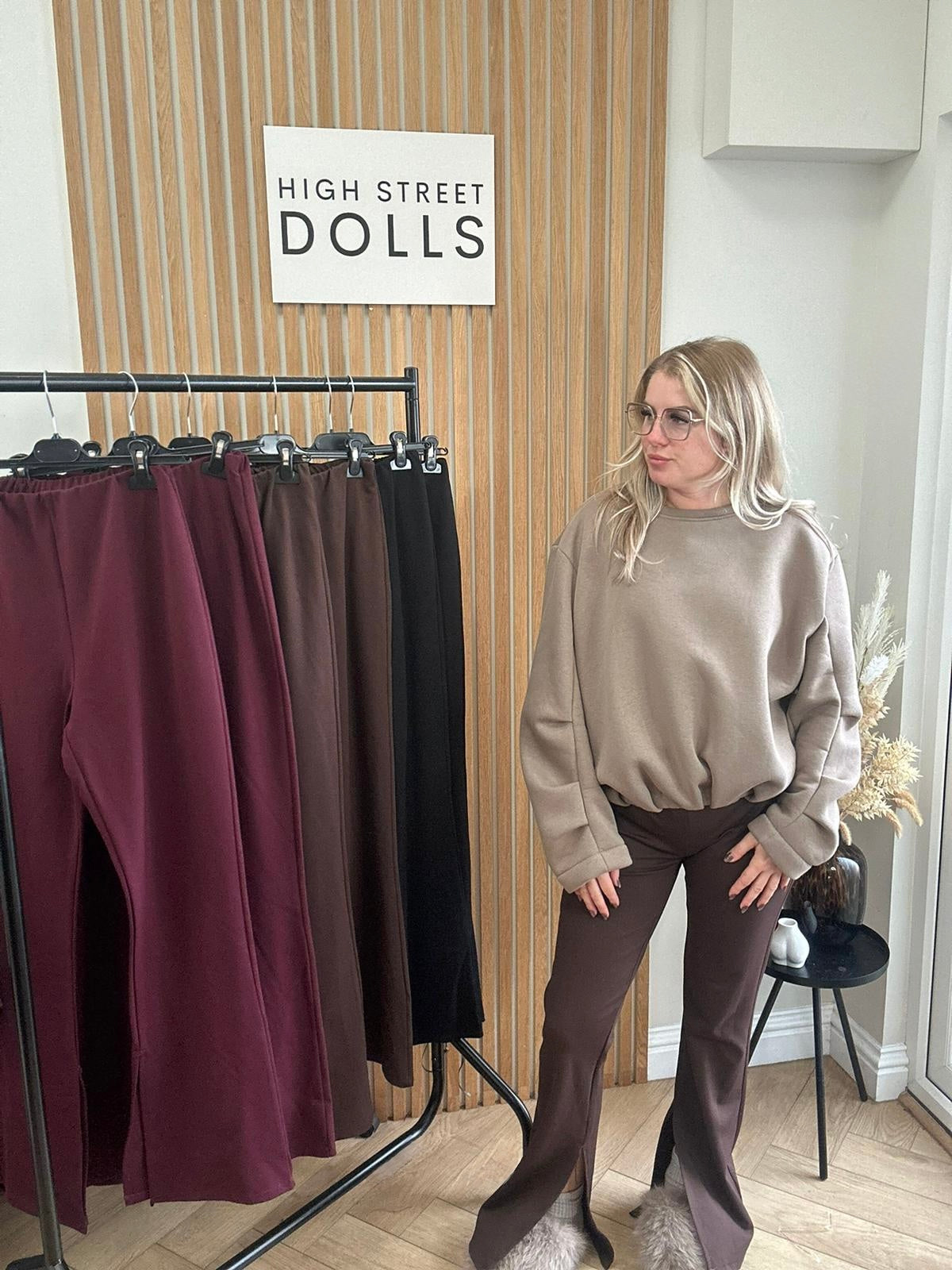 Camilla Flare Trousers Fitted Leggings joggers Autumn Winter