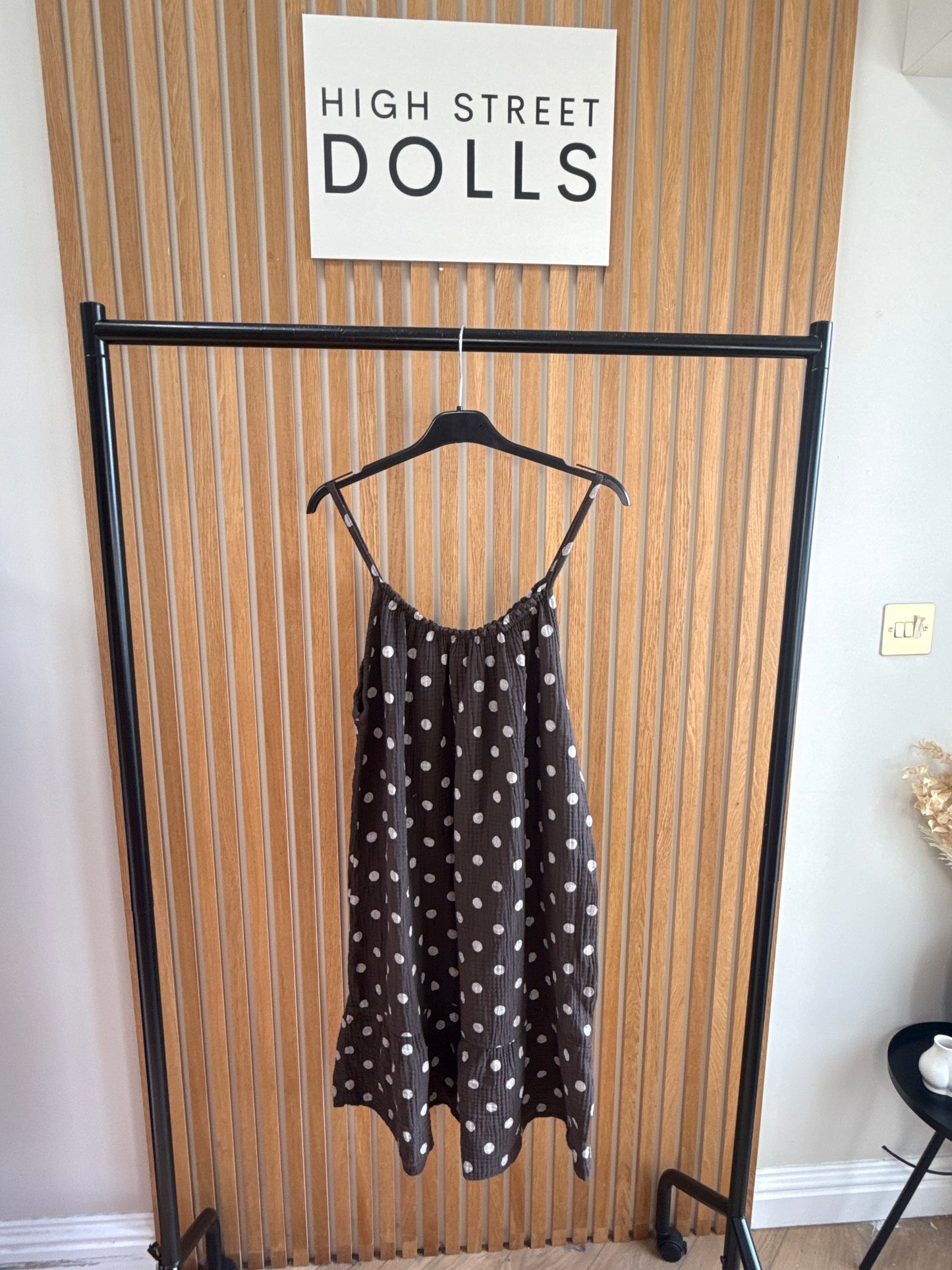 Pippa Ruffle Dress Polka Dot Print Summer Holiday Short Dress
