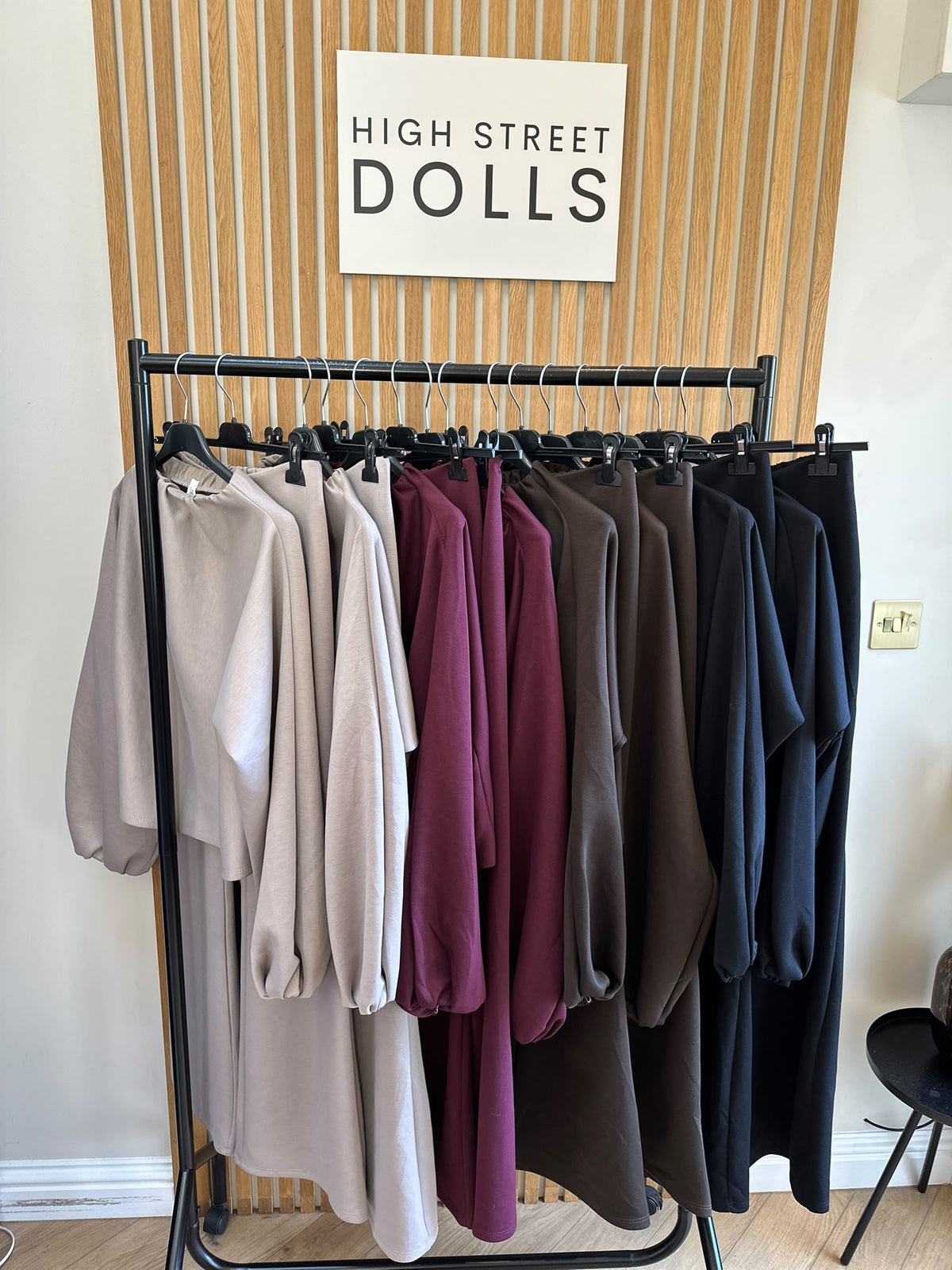 Rosalie High Neck Top & High Waisted Trouser Co-Ord Set Women’s Loungewear Autumn Winter