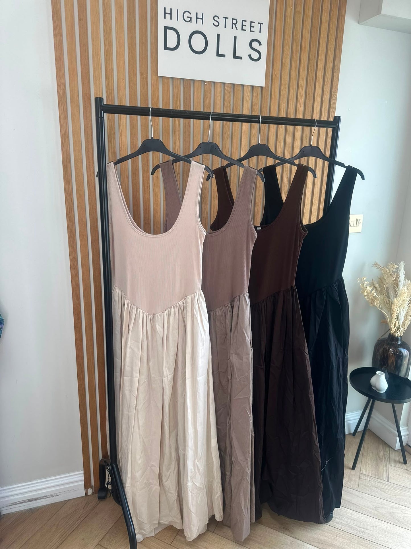 Charlotte Maxi Dress Longline Gathered Skirt Ruffles Stretch Summer Holiday