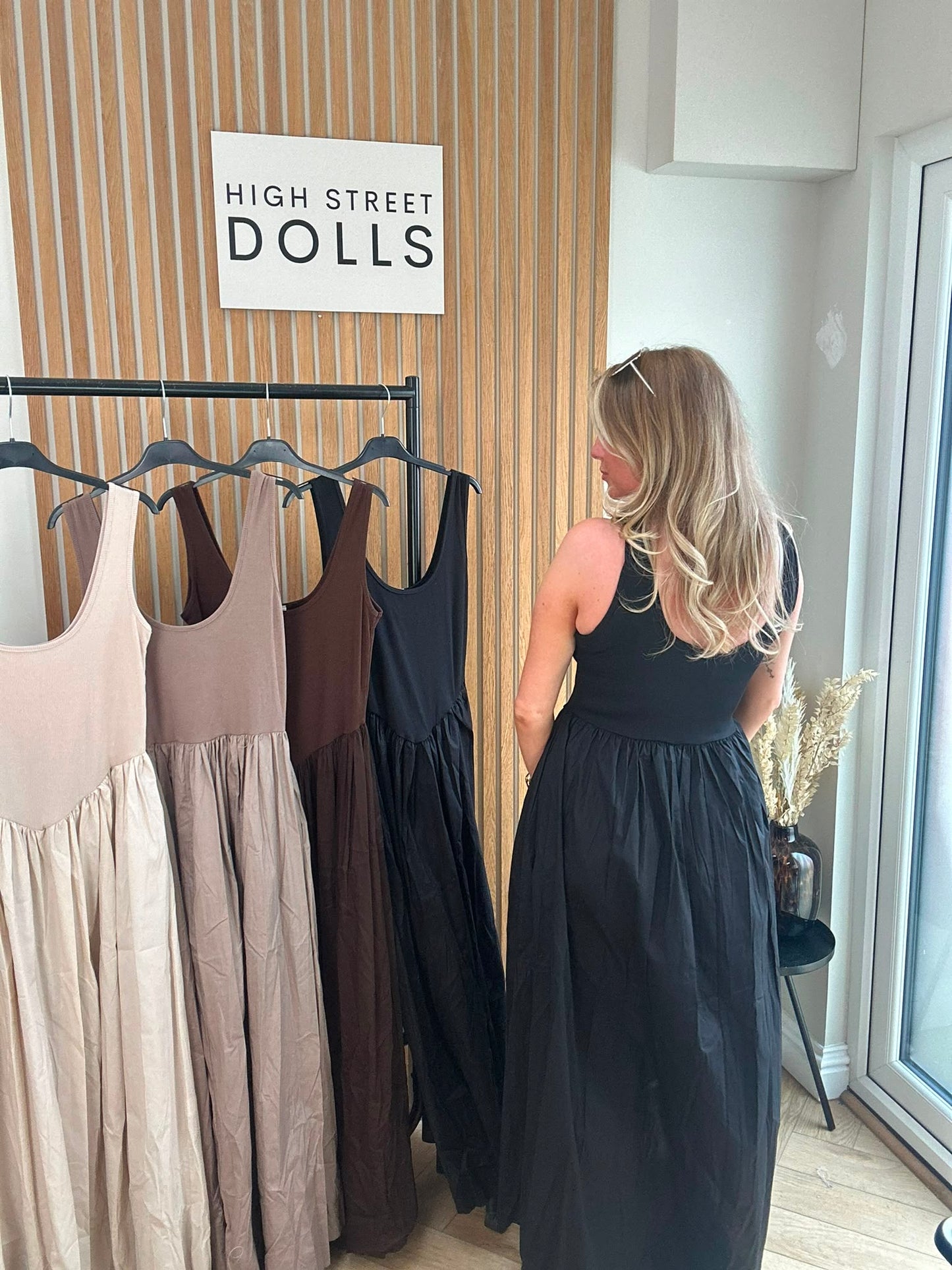 Charlotte Maxi Dress Longline Gathered Skirt Ruffles Stretch Summer Holiday