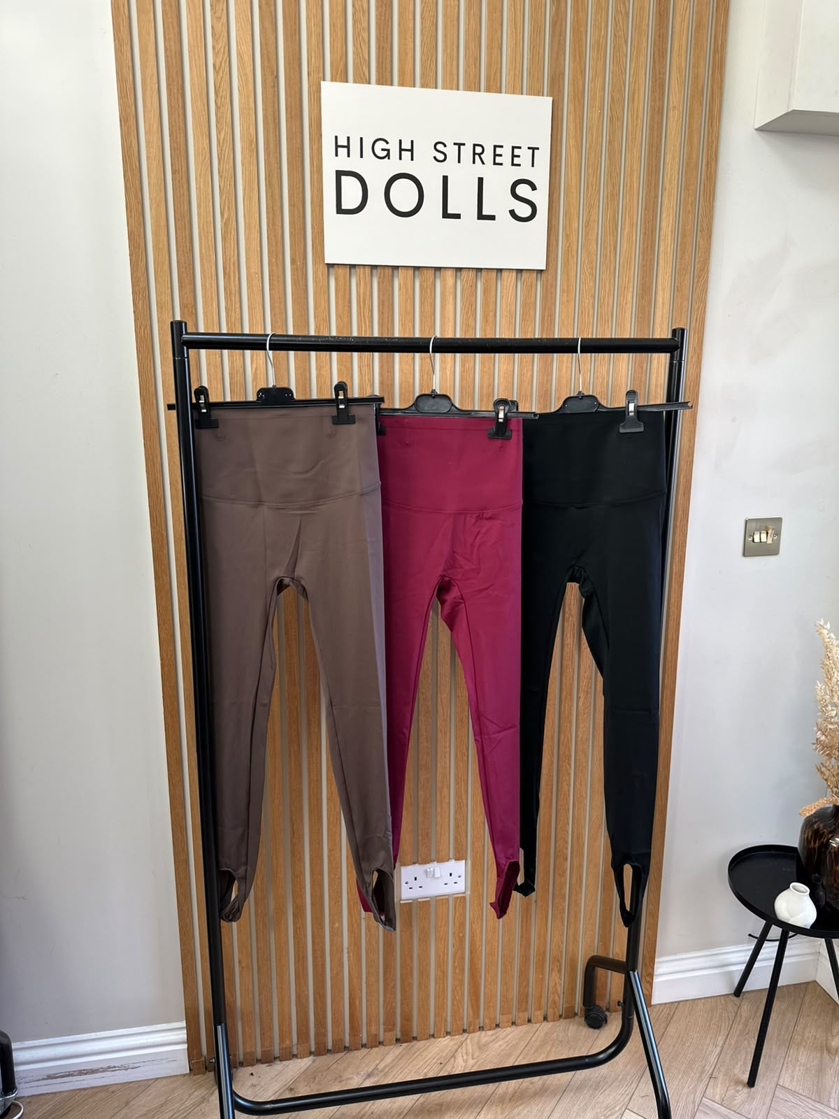 Lucia Sculpting Stirrup Leggings Lycra Material – High Waisted Autumn Winter