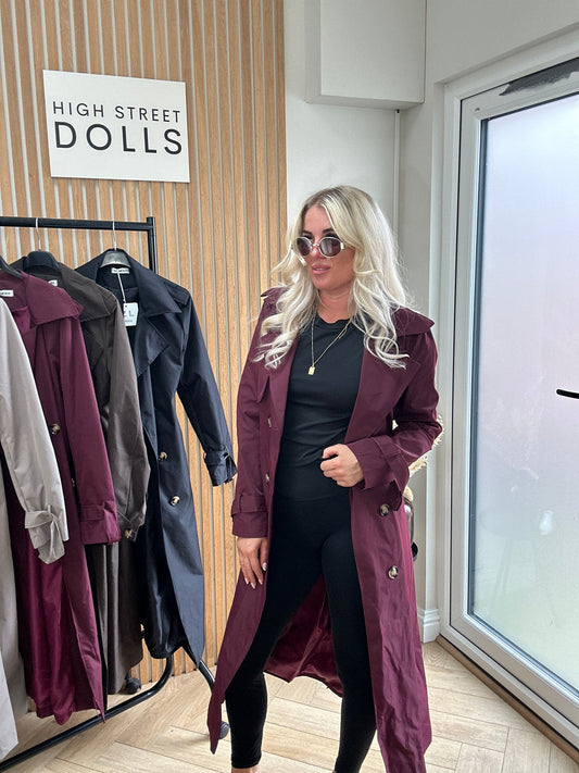 Orla Trench Coat Women’s Longline Jacket Autumn Fashion Coat