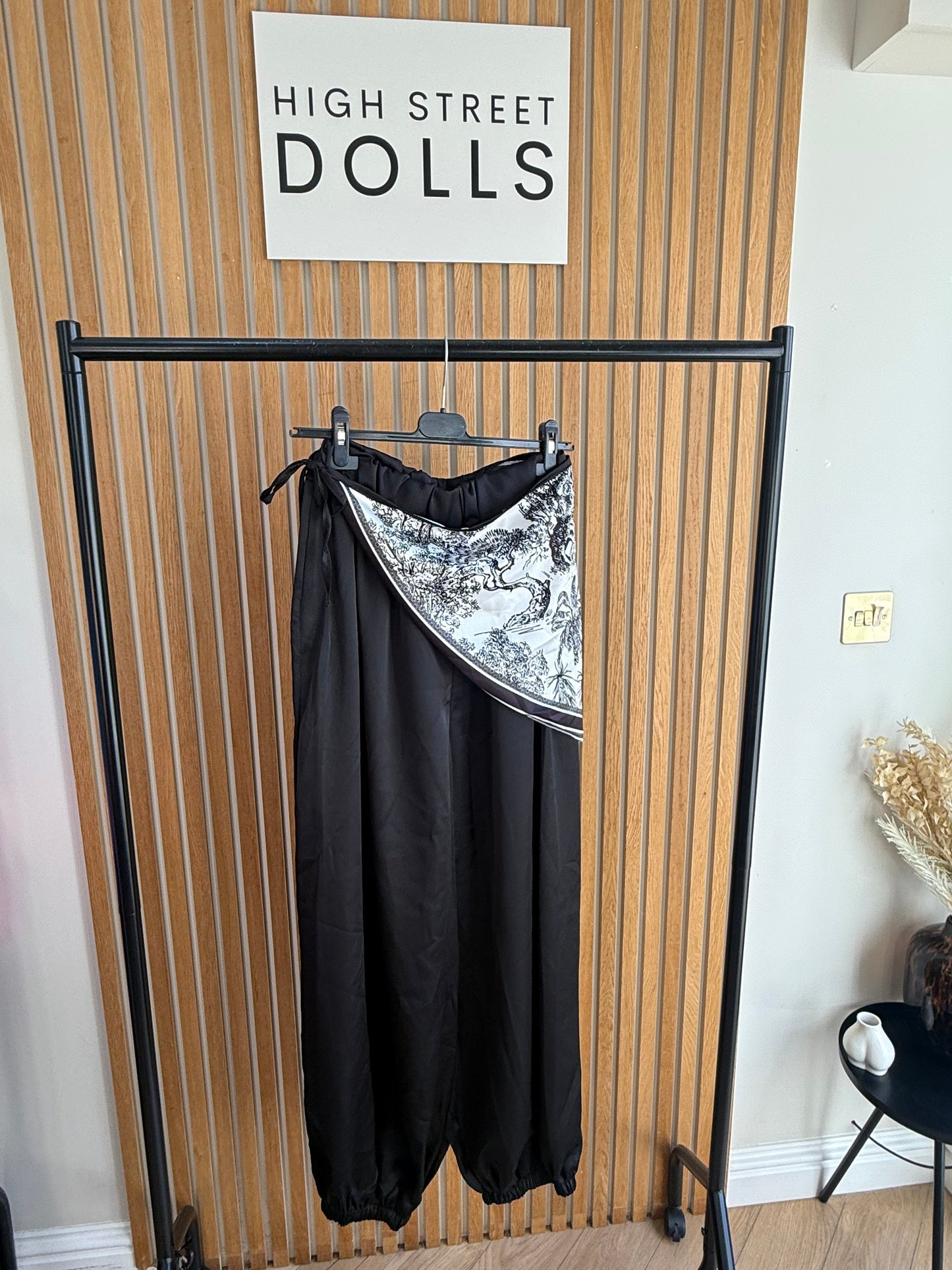 Pearl Harem Trousers Satin Top and Trousers Set Two Piece Co Ord Women’s Summer Set