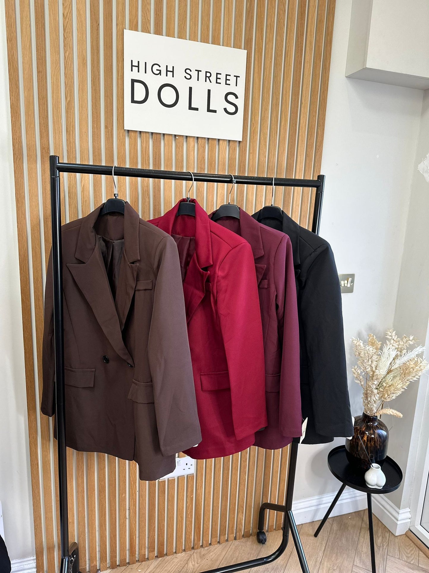 Vivian Oversized Blazer Double Breasted Daywear Evening Wear Autumn Winter