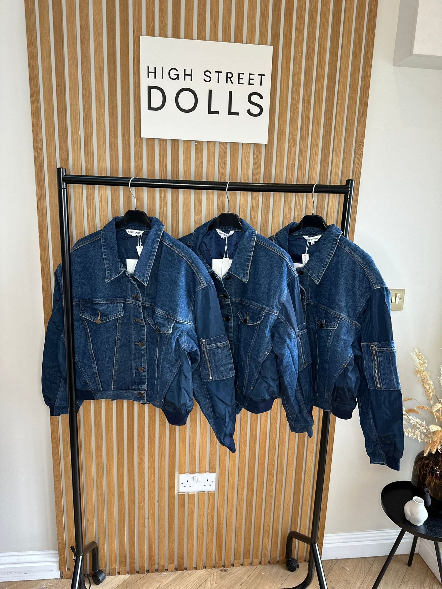 Odell Denim Bomber Jacket Jean Jacket Coat