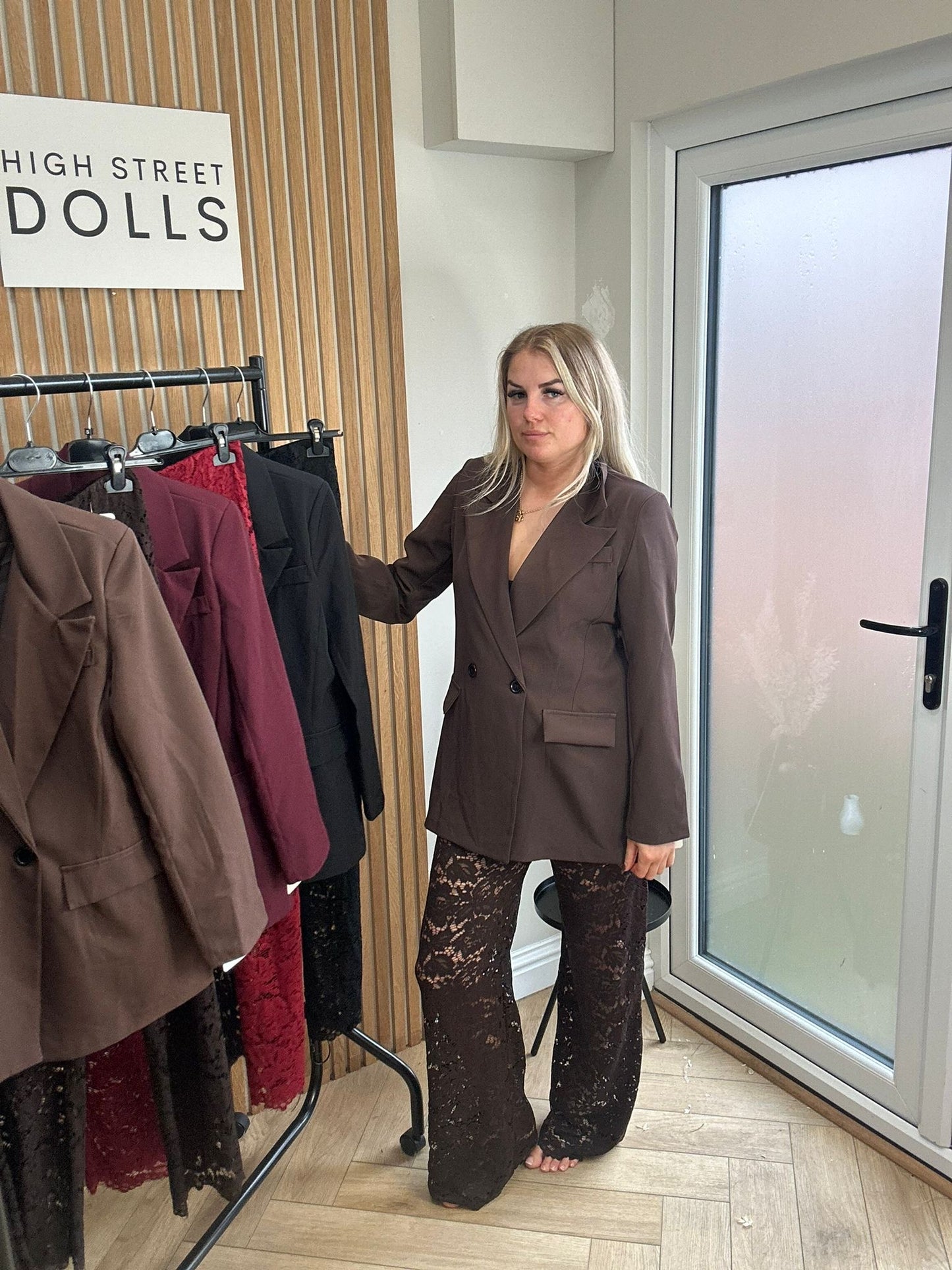 Vivian Oversized Blazer Double Breasted Daywear Evening Wear Autumn Winter