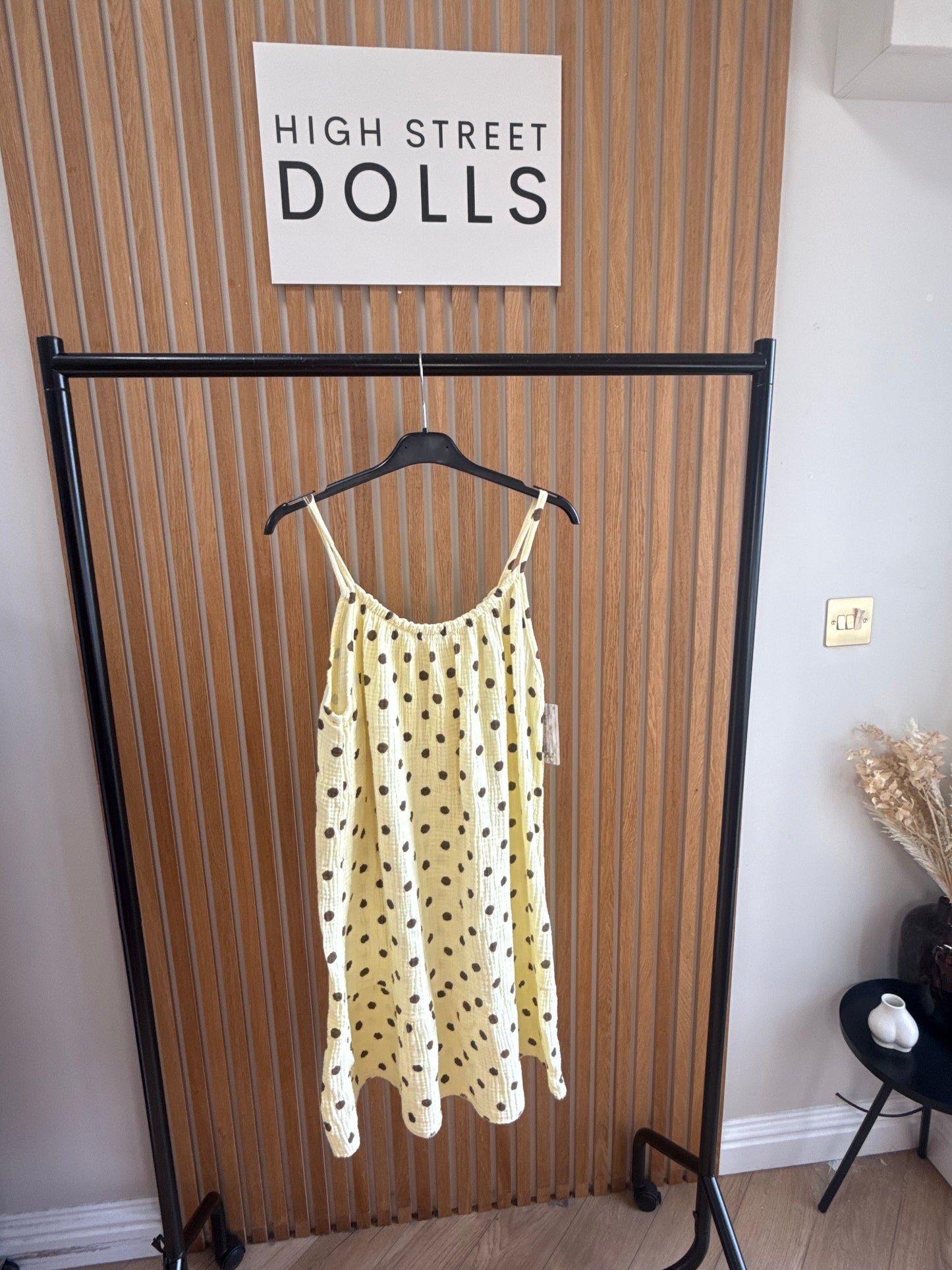 Pippa Ruffle Dress Polka Dot Print Summer Holiday Short Dress