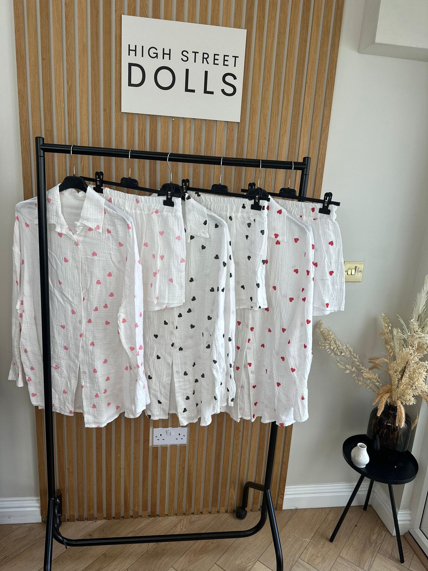 Laila Heart Cheesecloth Pyjamas Loungewear Sleepwear