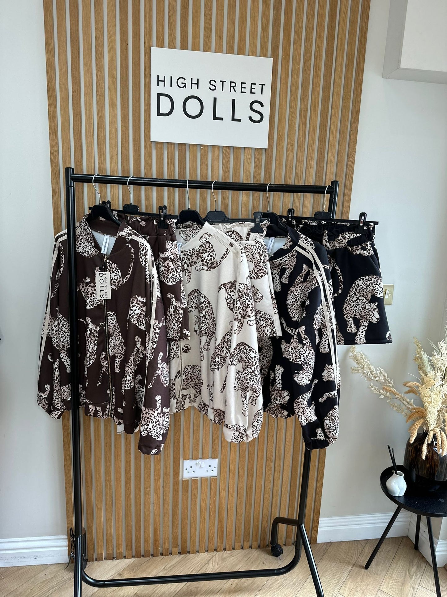 SassKia Cheetah Print Bomber Jacket and Shorts Holiday Summer Women’s two piece co-ord
