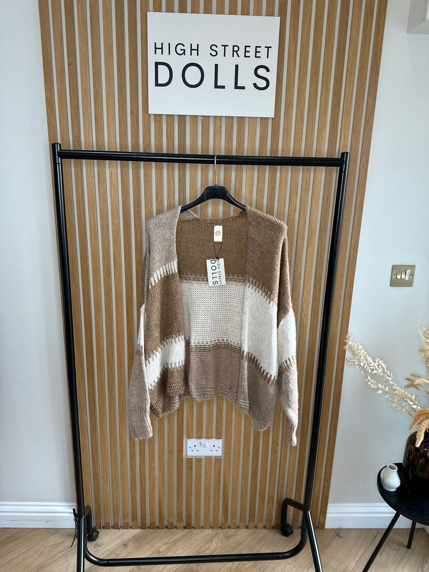 Cecilia Patchwork Knitted Cardigan