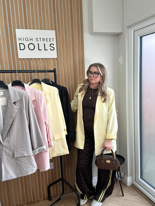 Aimee Oversized Blazer Single Breasted Daywear Evening Wear Autumn Spring Summer